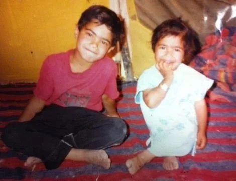 When we didn’t have toys in the refugee camp, we made our own. 