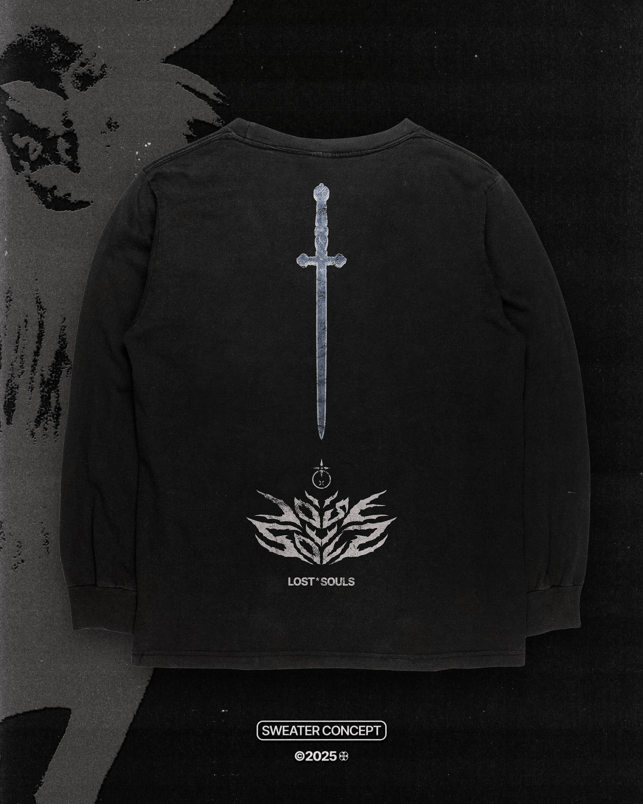 Lost Souls - Sweater concept preview (Back)