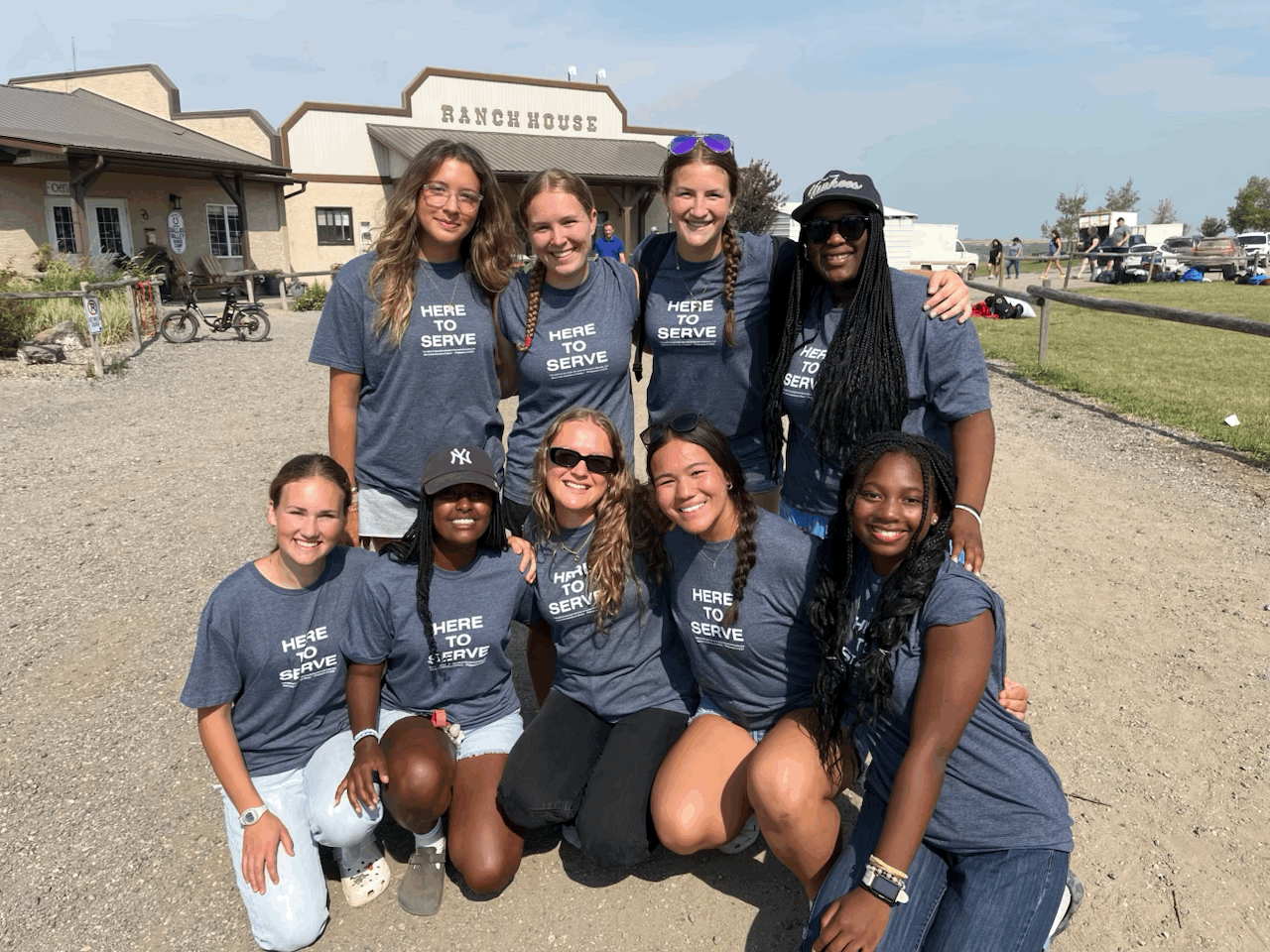 "Here to Serve" Shirt