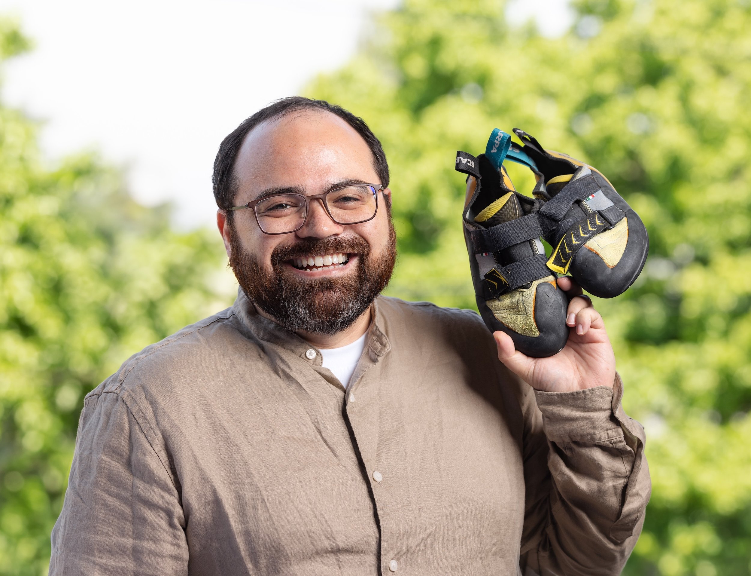 Corporate headshot of Bryant Abaricia at Cobalt CPA in Portland, Oregon for website and social media use. 