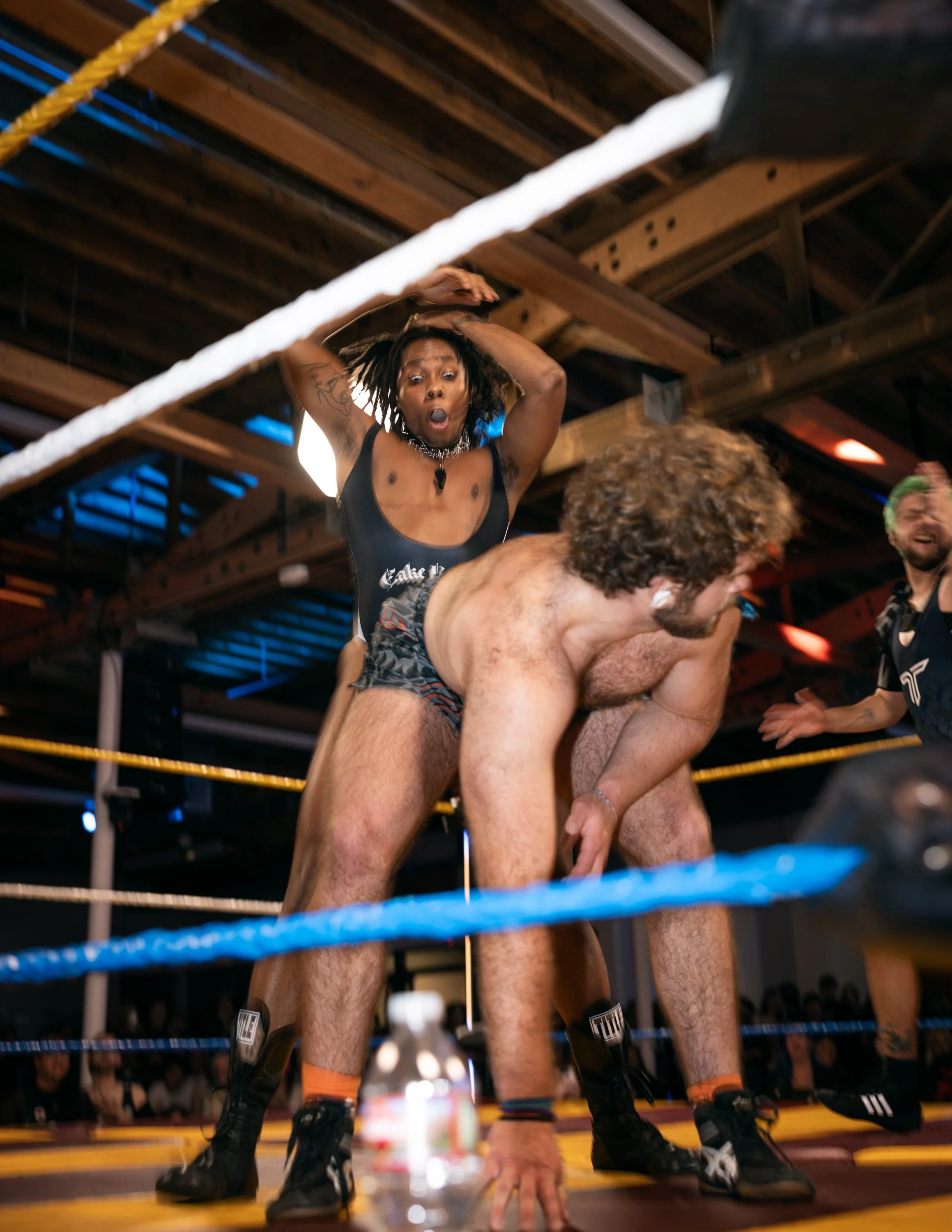 Heavy action at TBOY Wrestling in Portland, OR.