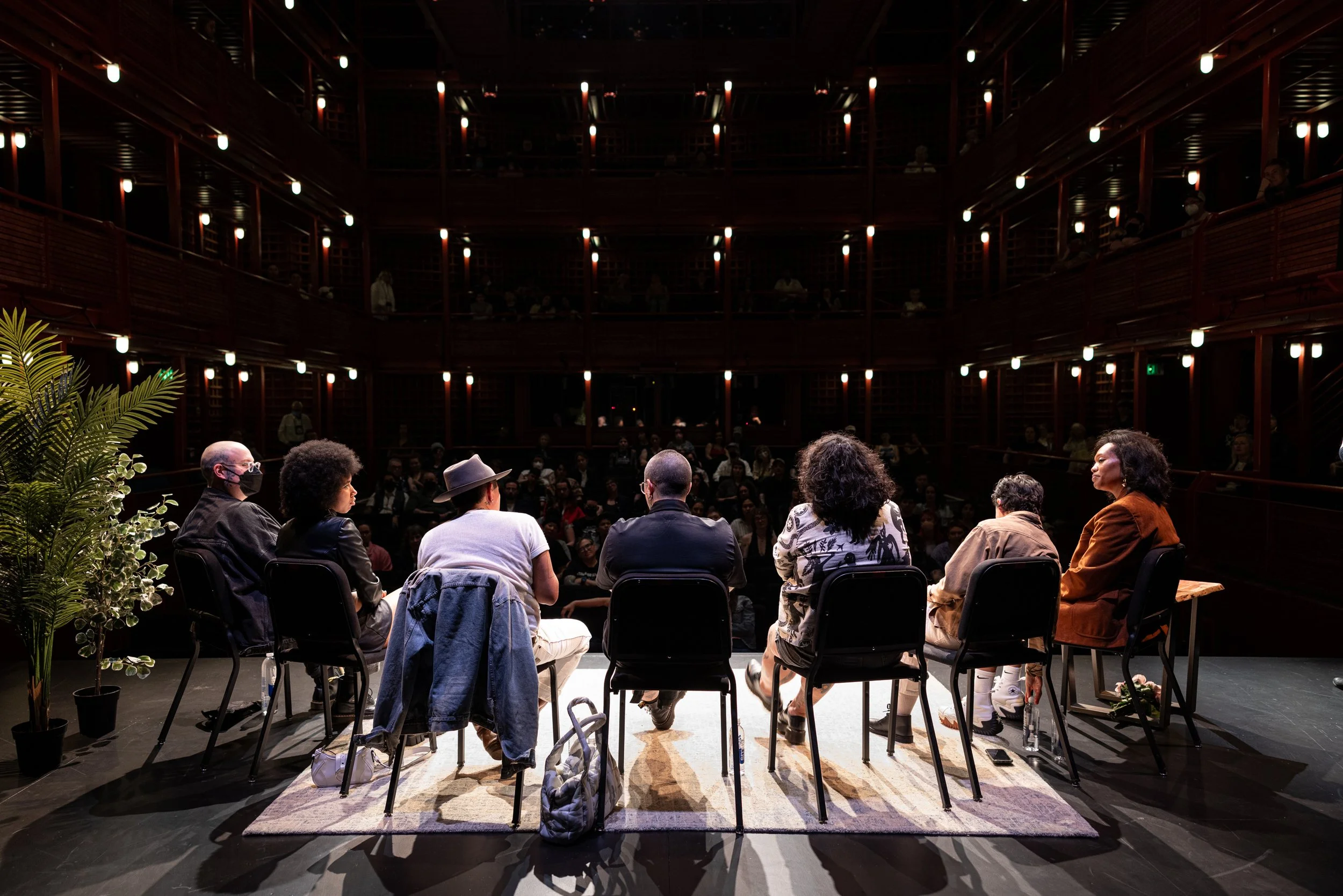 Portland 5 Winningstad Theater Framing Our Presence artist panel event photography.