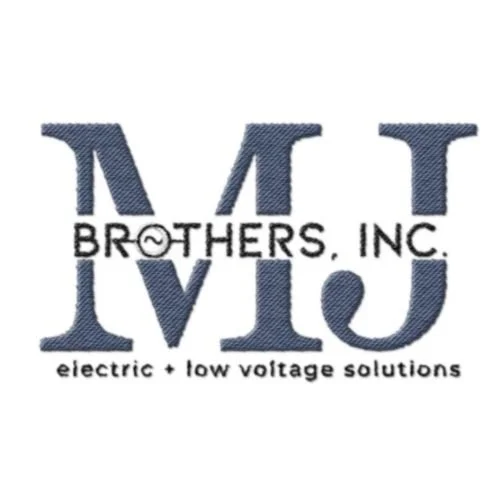 Logo for M&T Brothers Inc. with the tagline electric & low voltage solutions.