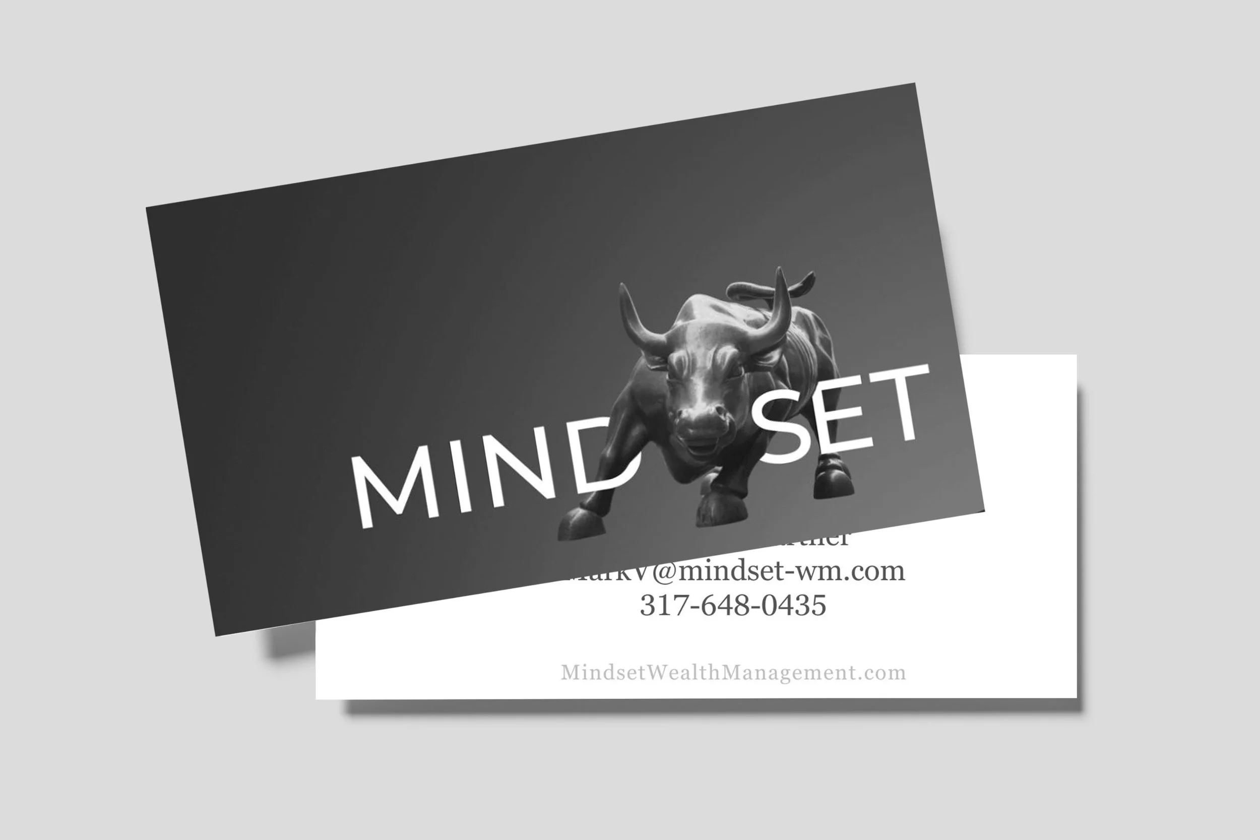 Field Day Designs business card set for a financial services firm featuring bold, engaging, and intentional design that communicates clarity, trust, and professionalism.