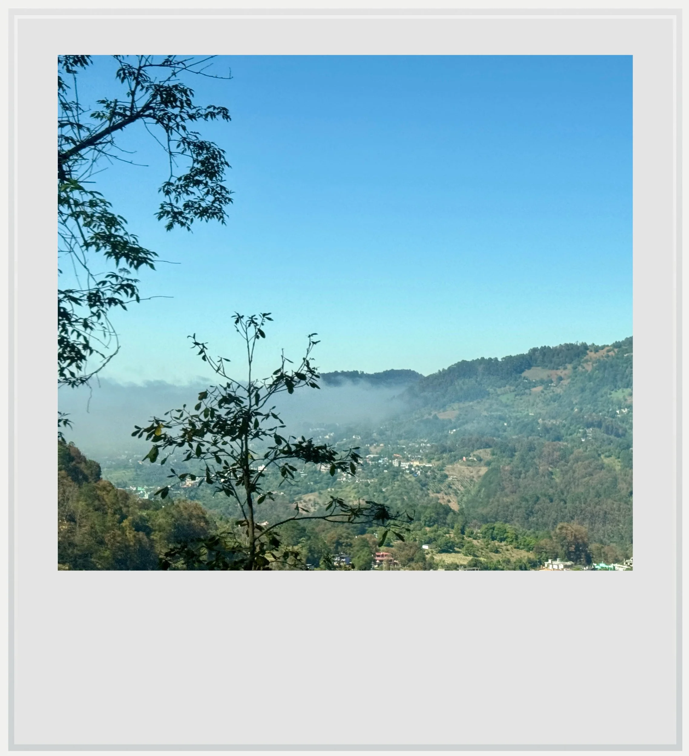 Sierra landscape near Cuetzalan, Puebla, Mexico.