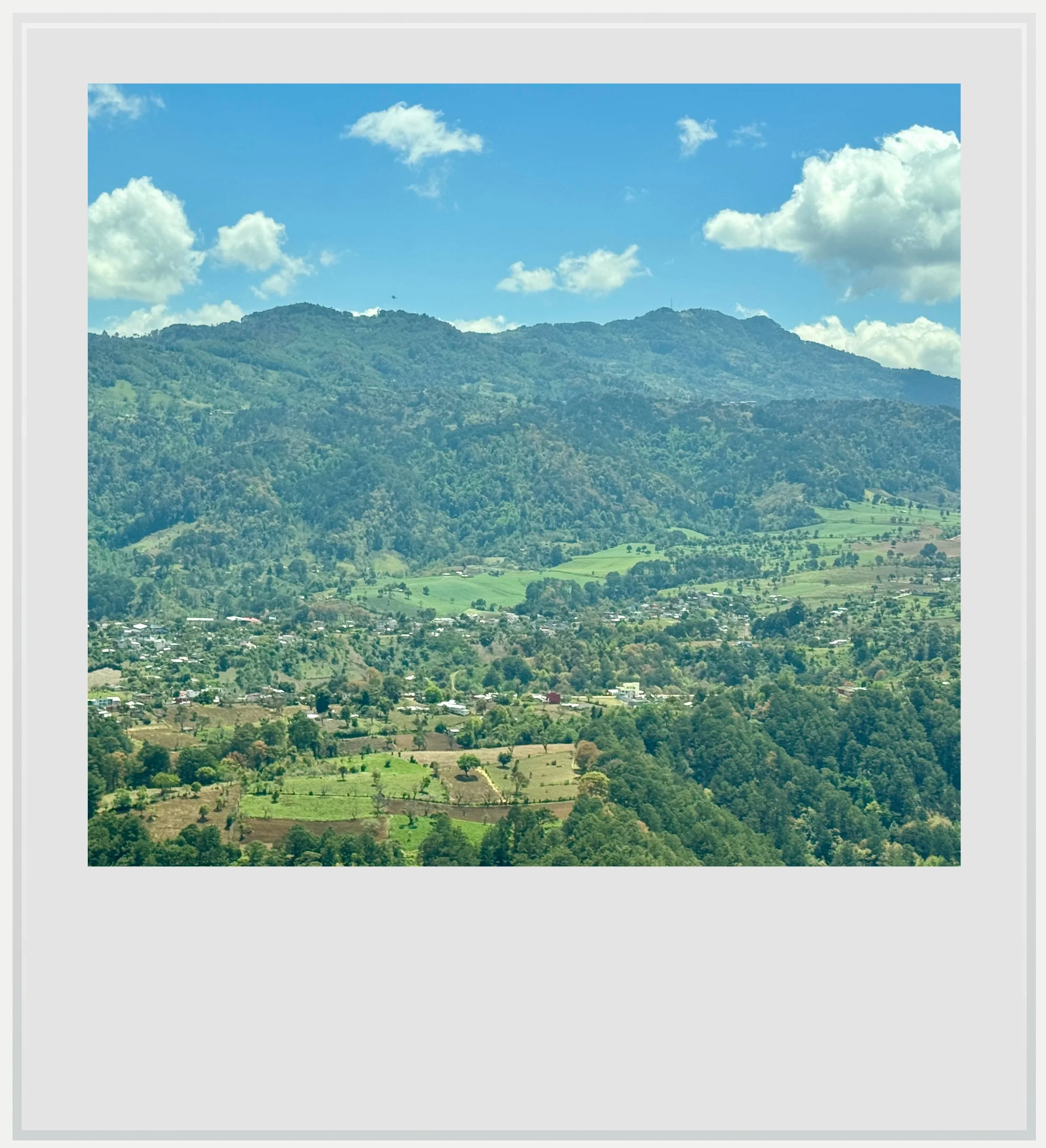 Landscape near Cuetzalan, Puebla, Mexico.