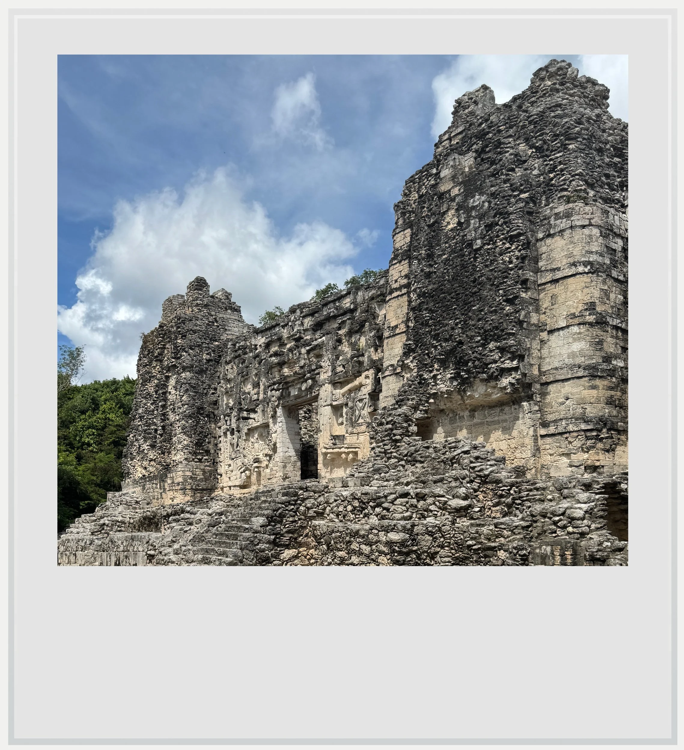 Structure 2 at El Hormiguero, Mexico.