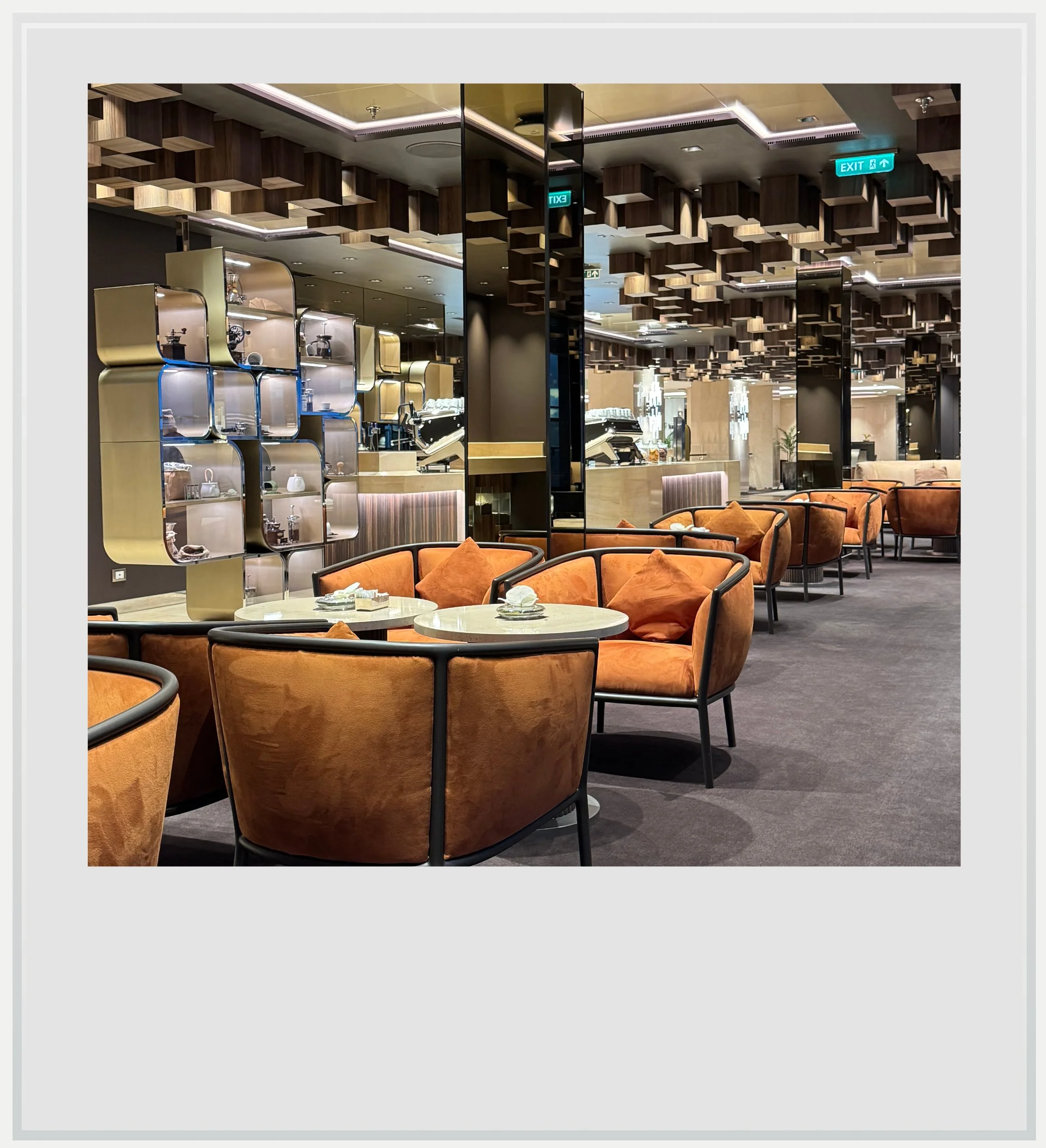 Crema Cafe on deck 5 on Explora I.