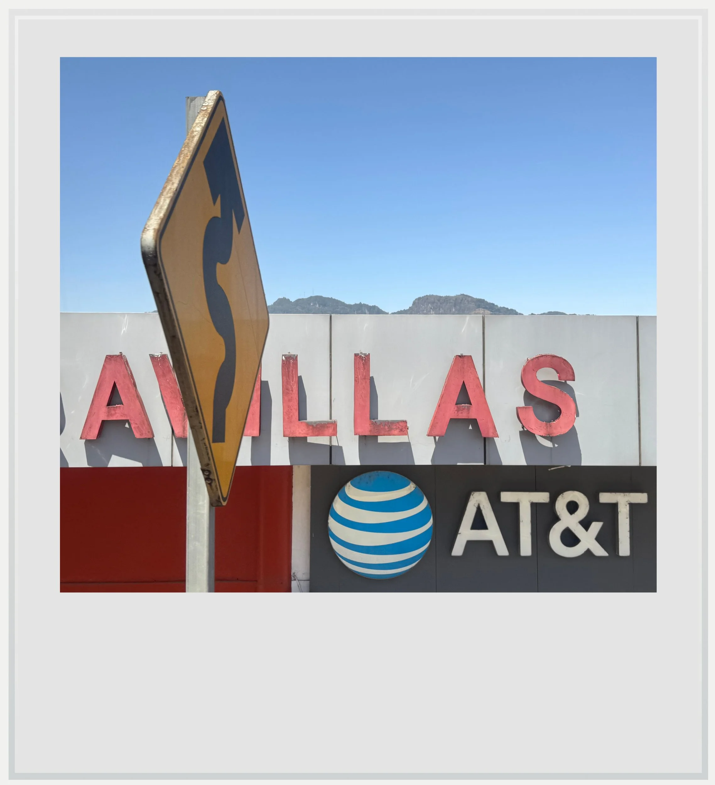 A road sign near Teziutlan, Puebla, Mexico.