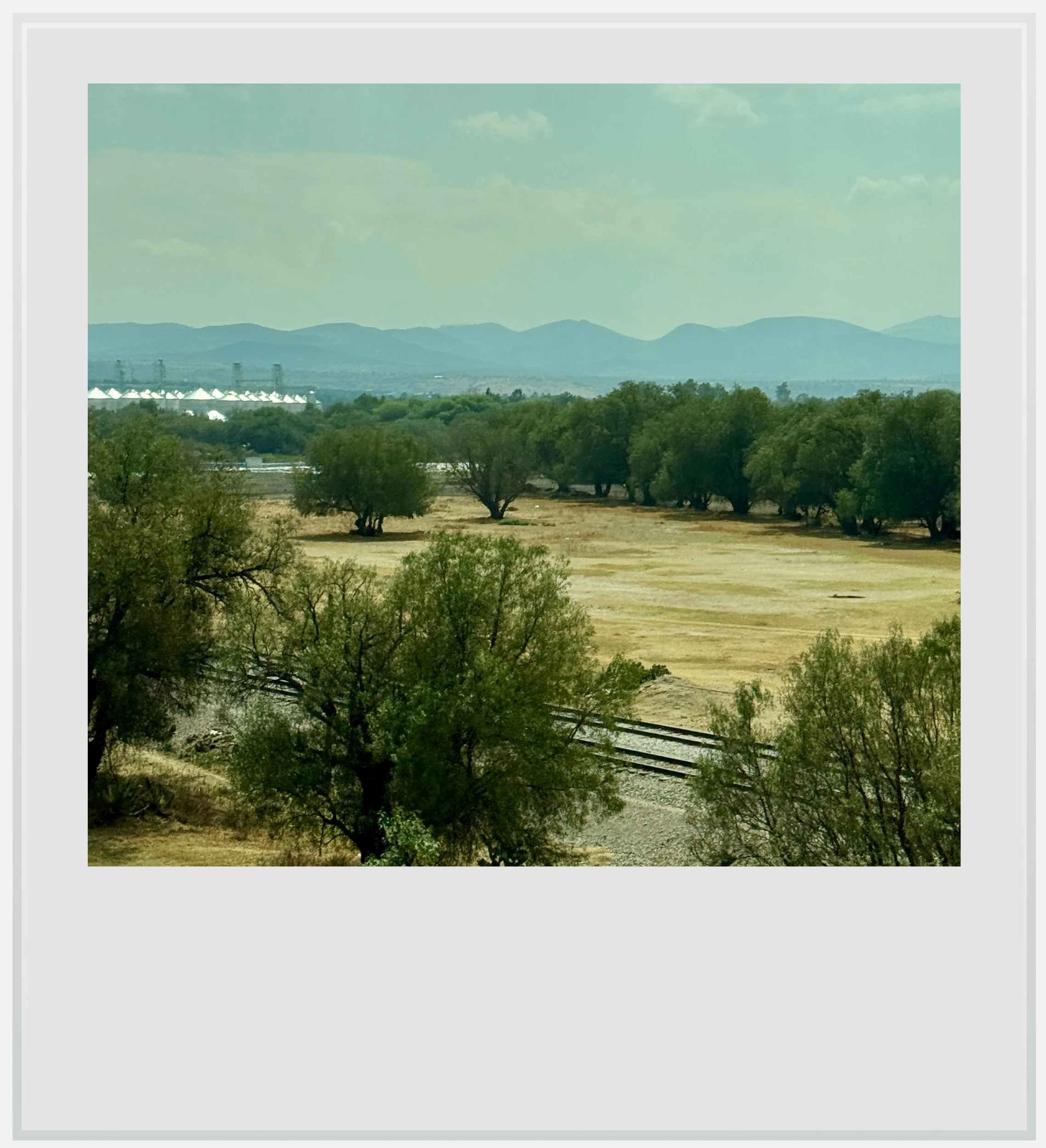 Highland scenery between Mexico City and Poza Rica, Veracruz.