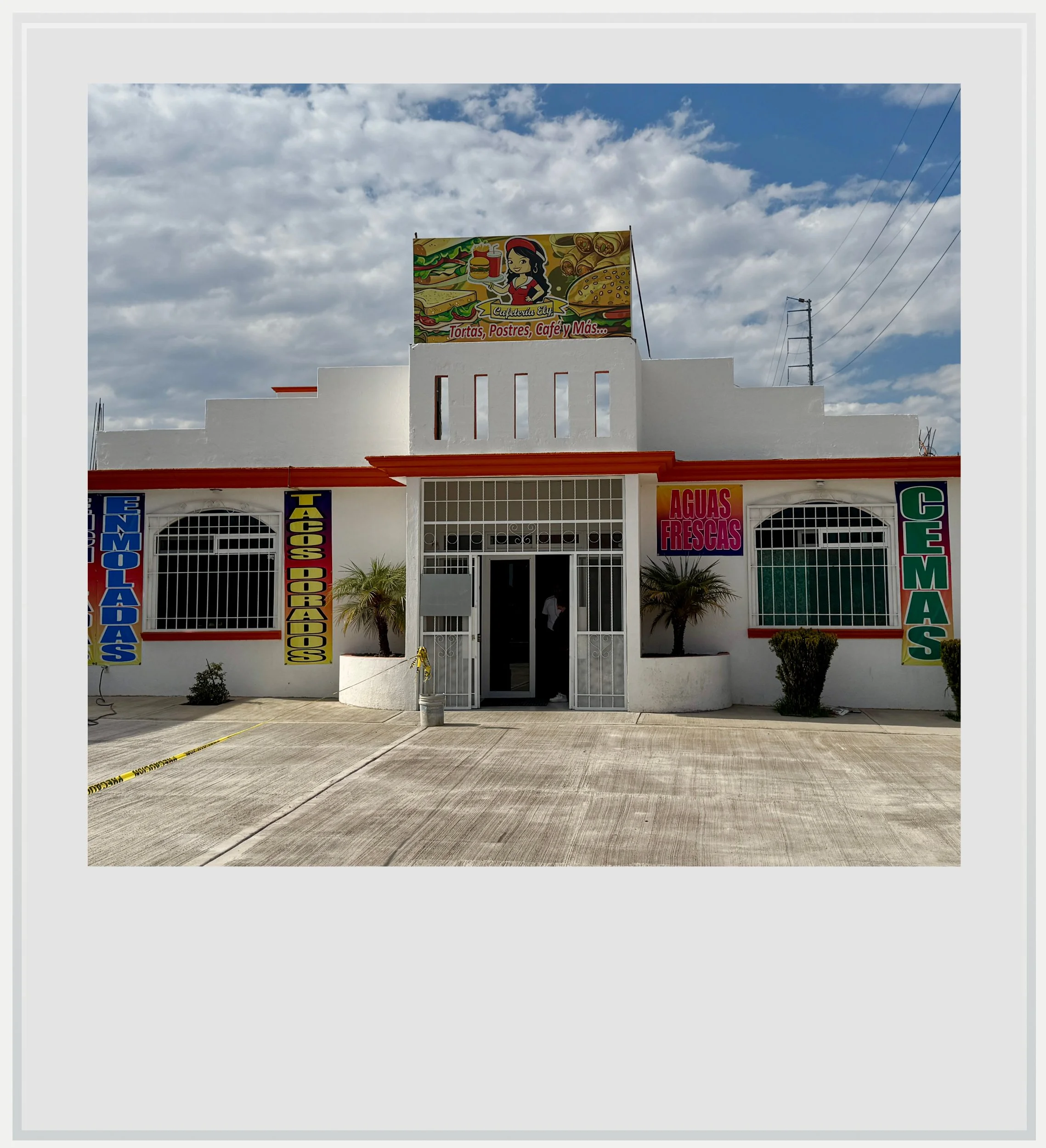Restrooms stop near Apizaco, Tlaxcala, Mexico.