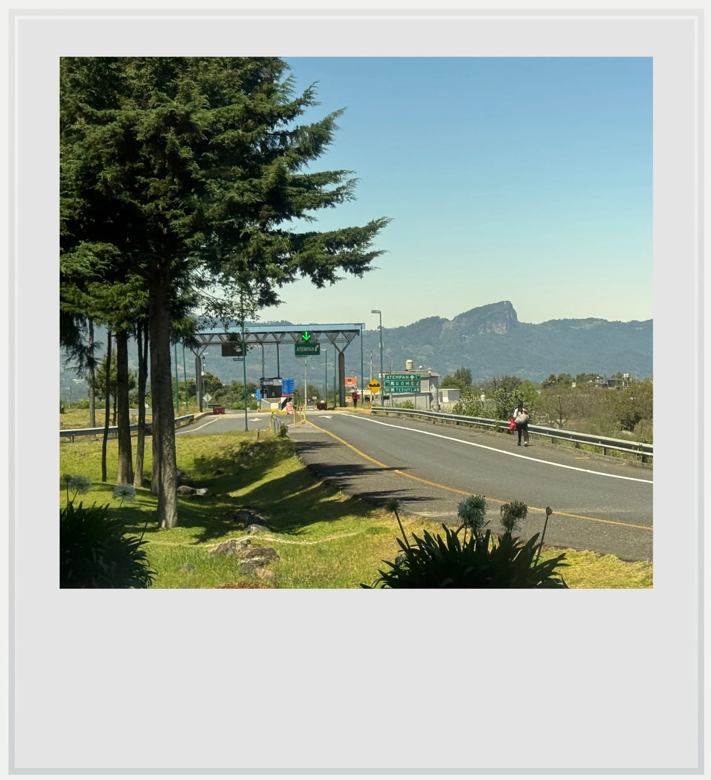 A tool booth on the highway between Teziutlan and Zaragoza, Puebla, Mexico.
