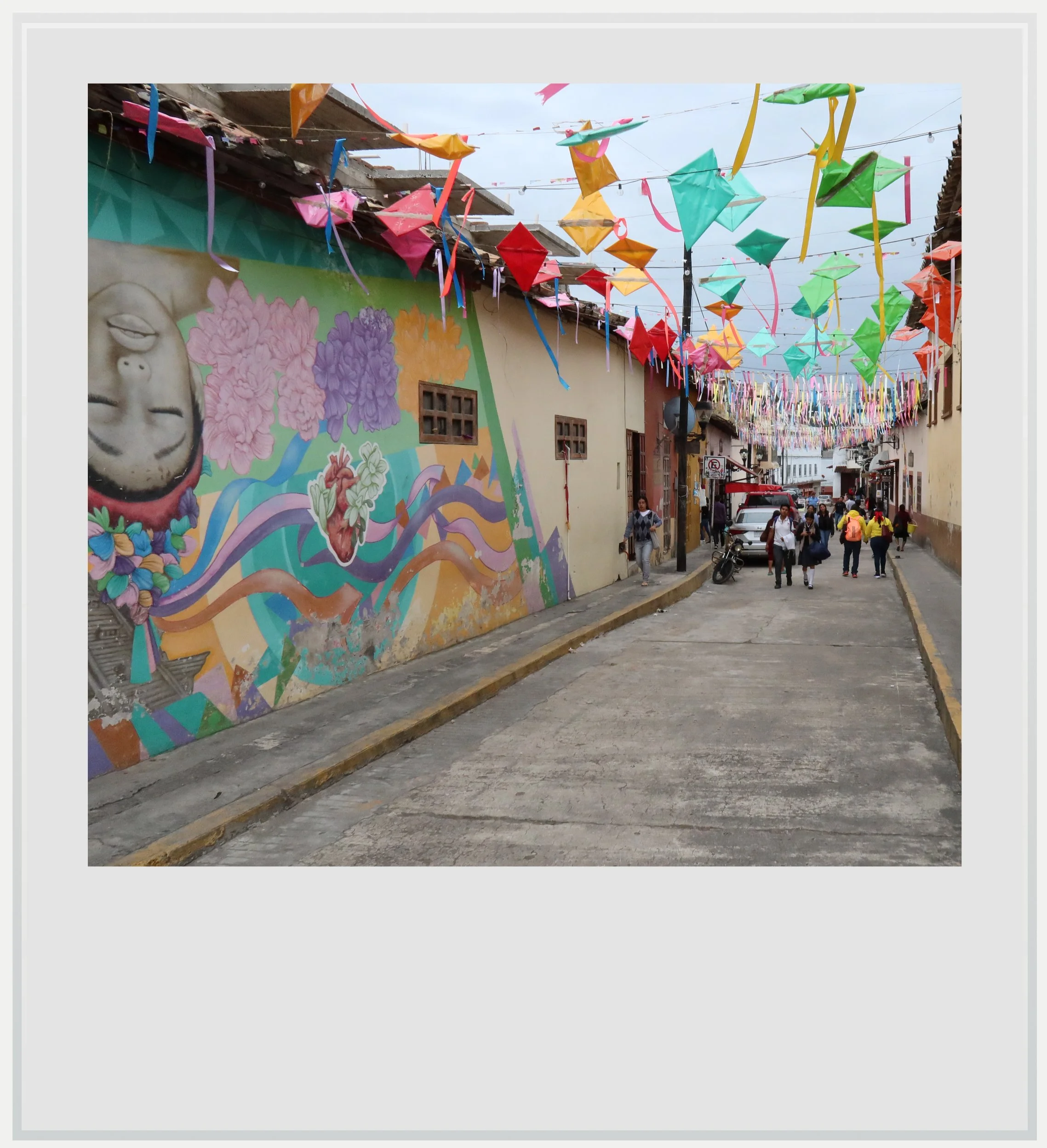 Lazaro Muñoz street in Papantla, Veracruz, Mexico.