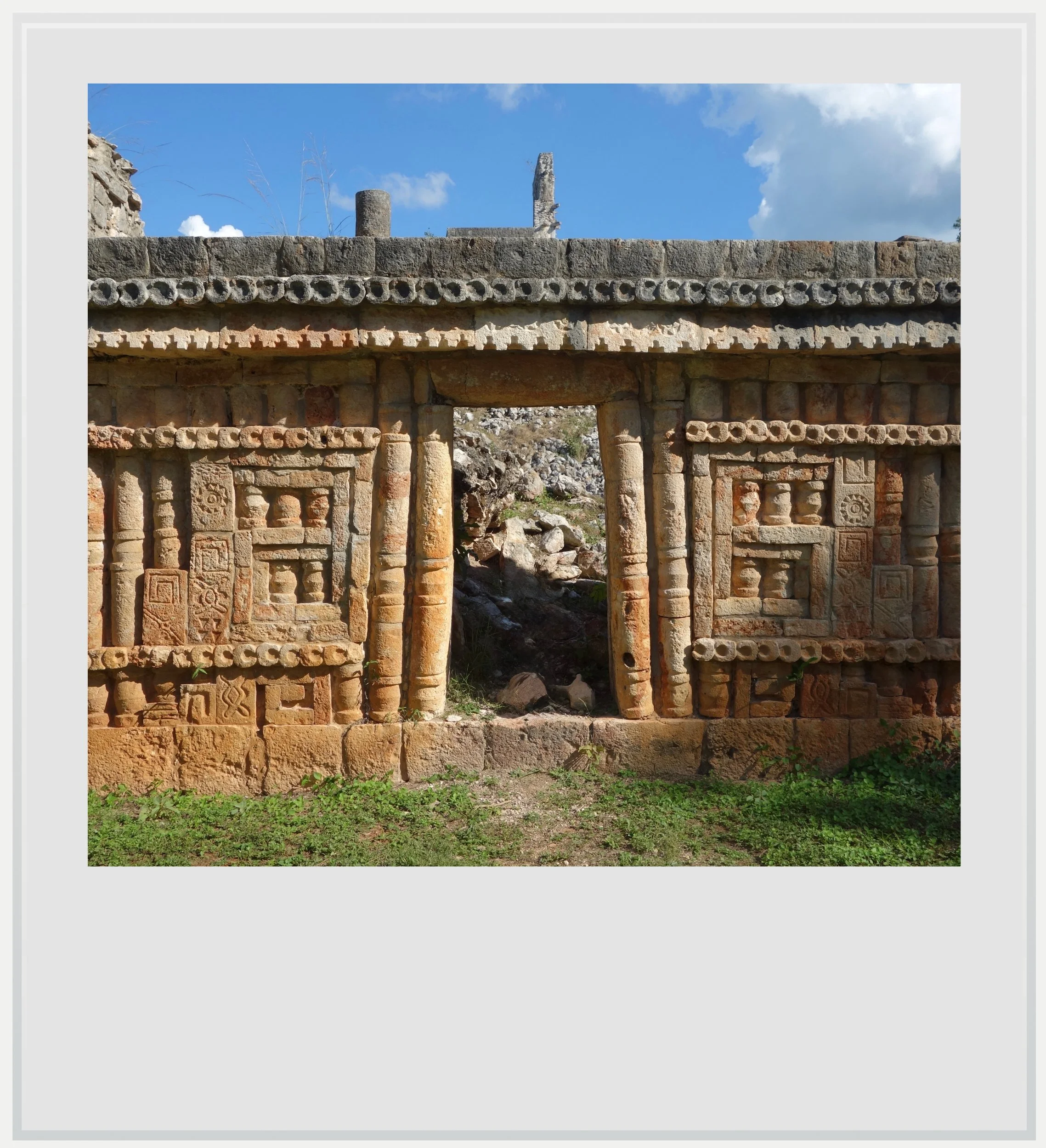 Maya building in Labna, Yucatan, Mexico.