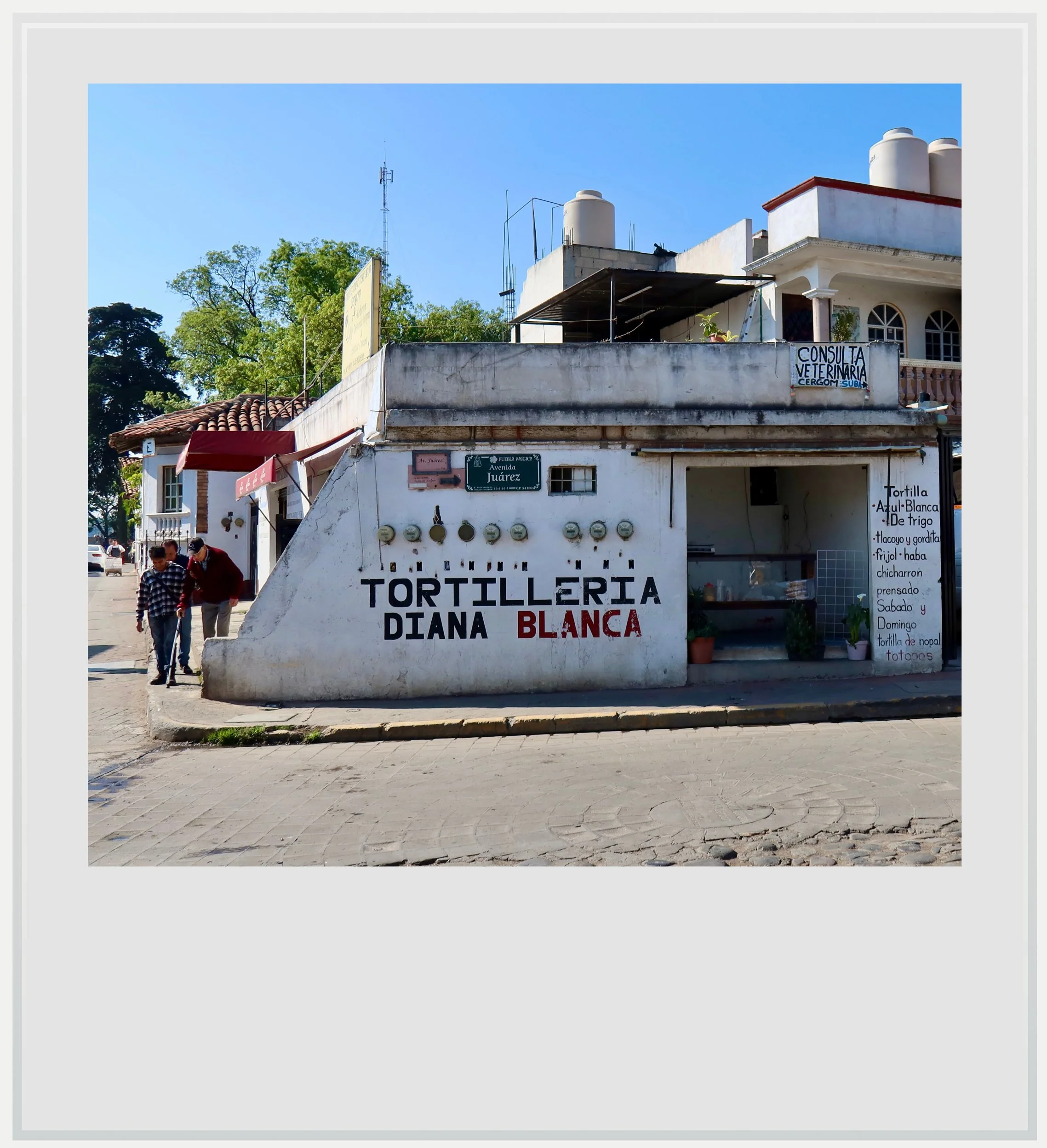 A tortilleria in Villa del Carbon, Mexico.