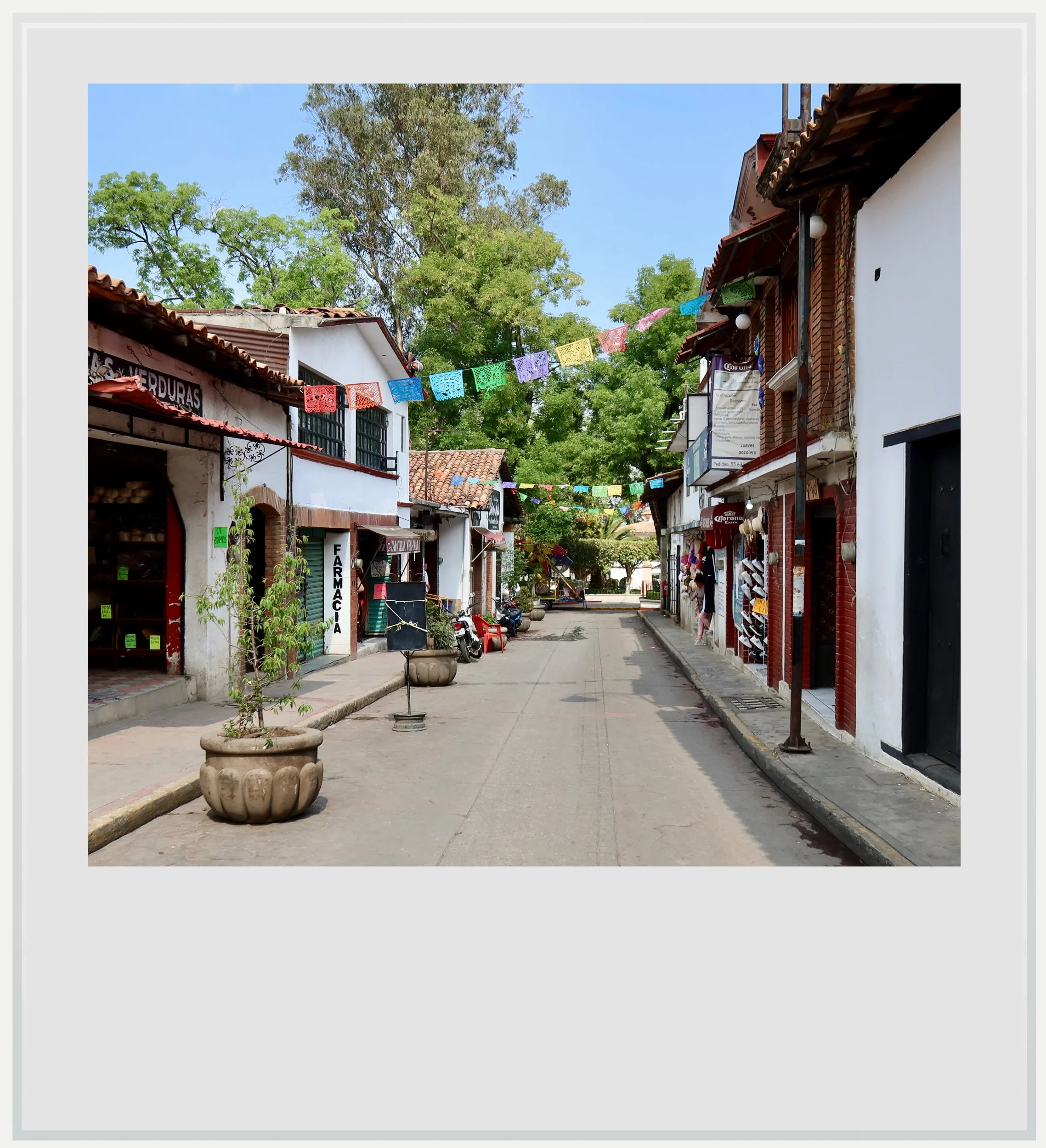 Calle Silviano Enriquez in Villa del Carbon, Mexico.