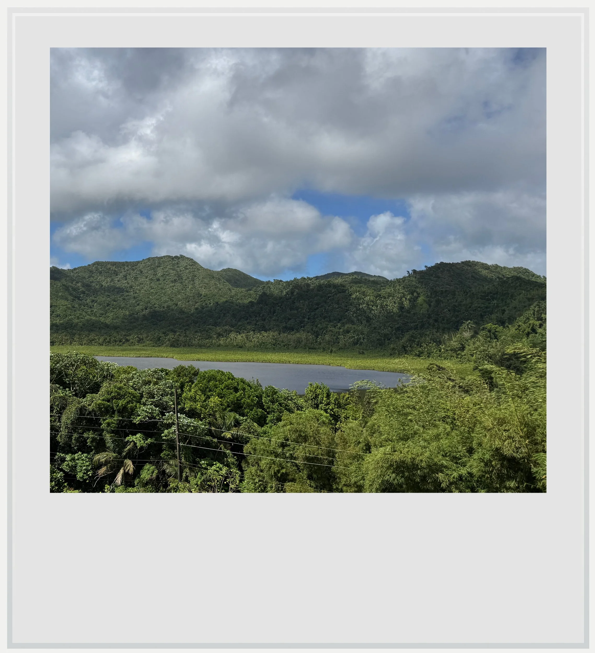 Grand Etang lake in Grenada.