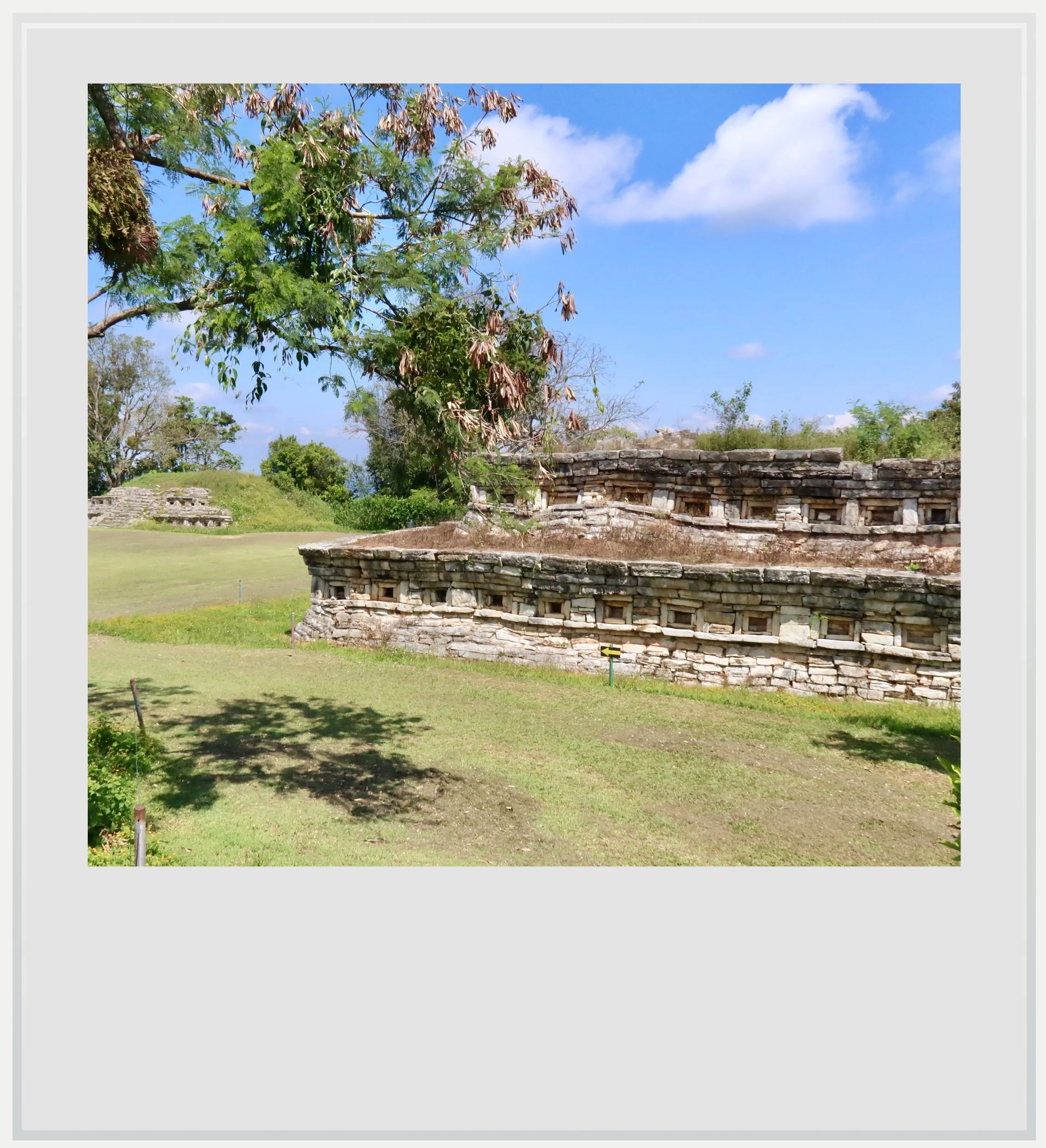 A building in the ancient Totonac settlement of Yohualichan, Puebla, Mexico.