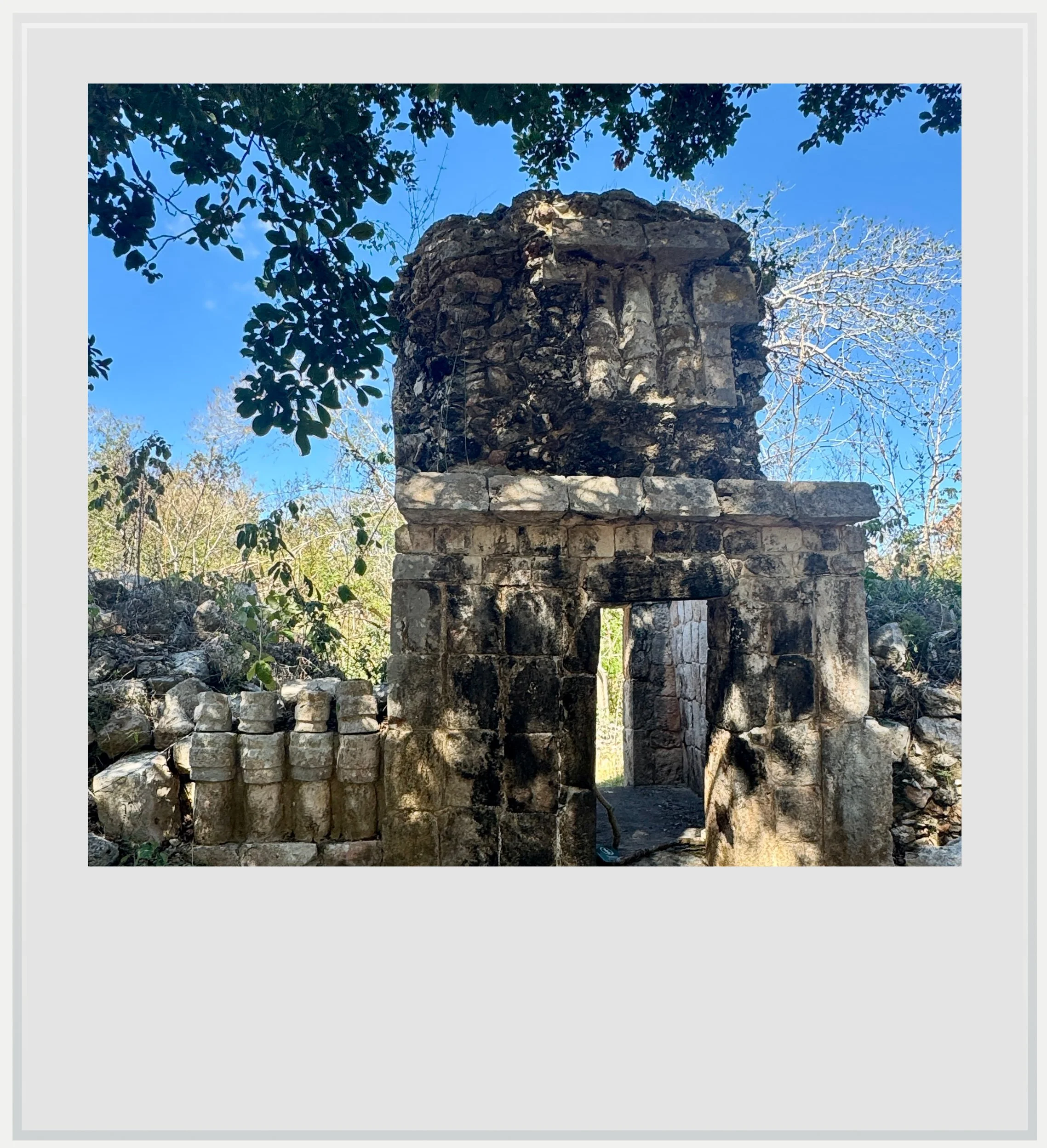 Building 3 at Xlapak, Yucatan, Mexico.