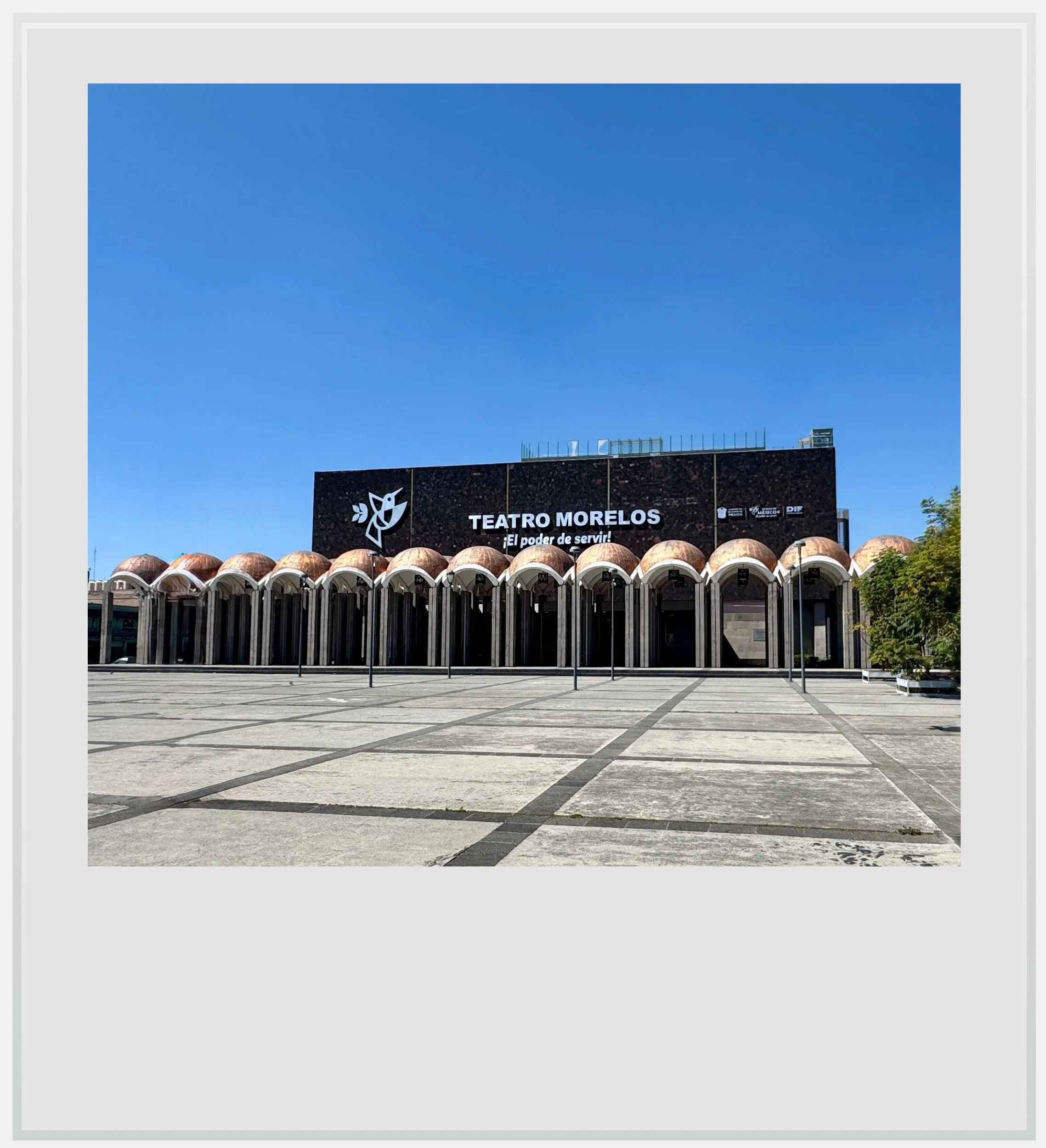 The Morelos theater in downtown Toluca, Mexico.