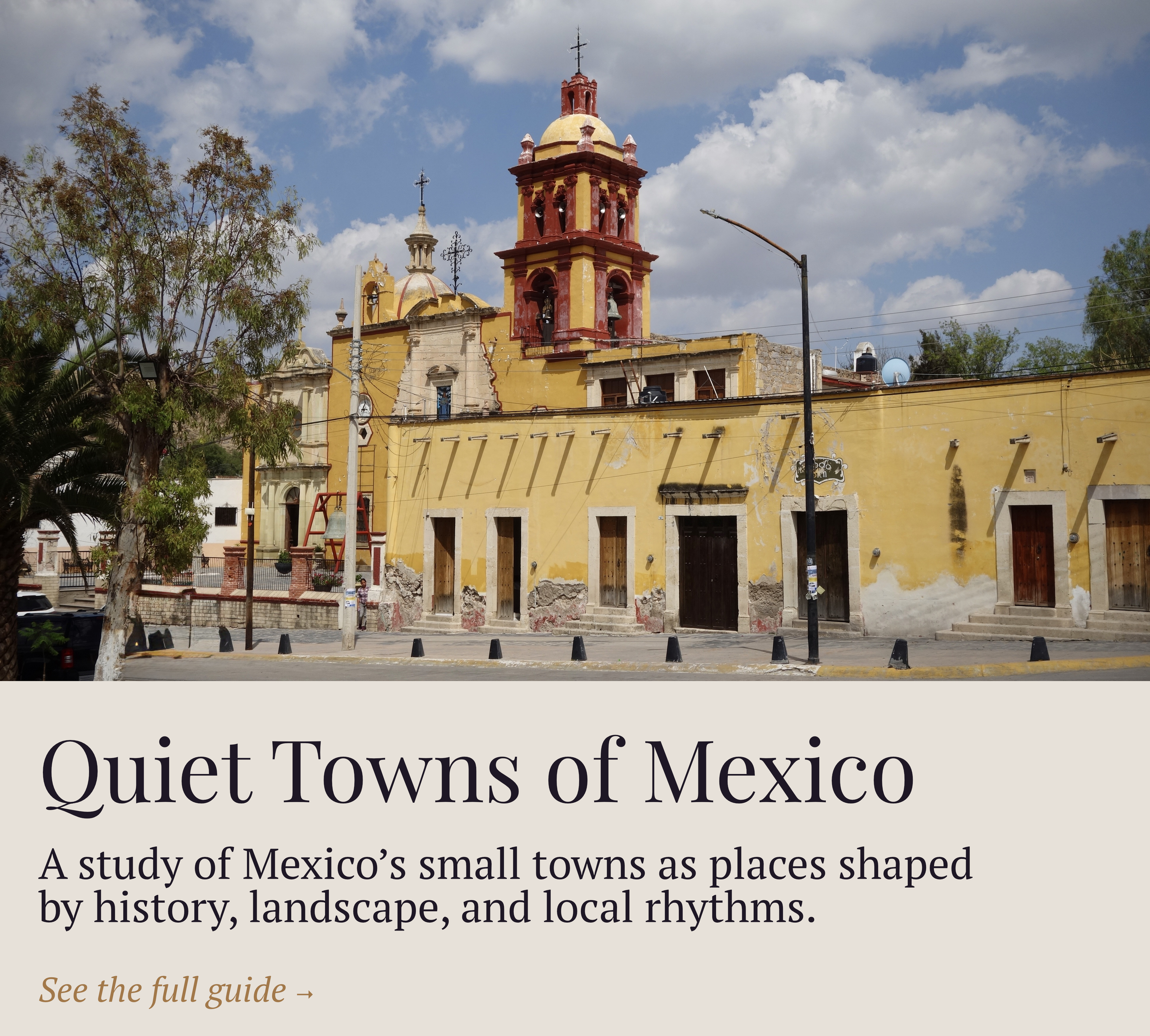 A colonial building in Real de Asientos, Mexico.