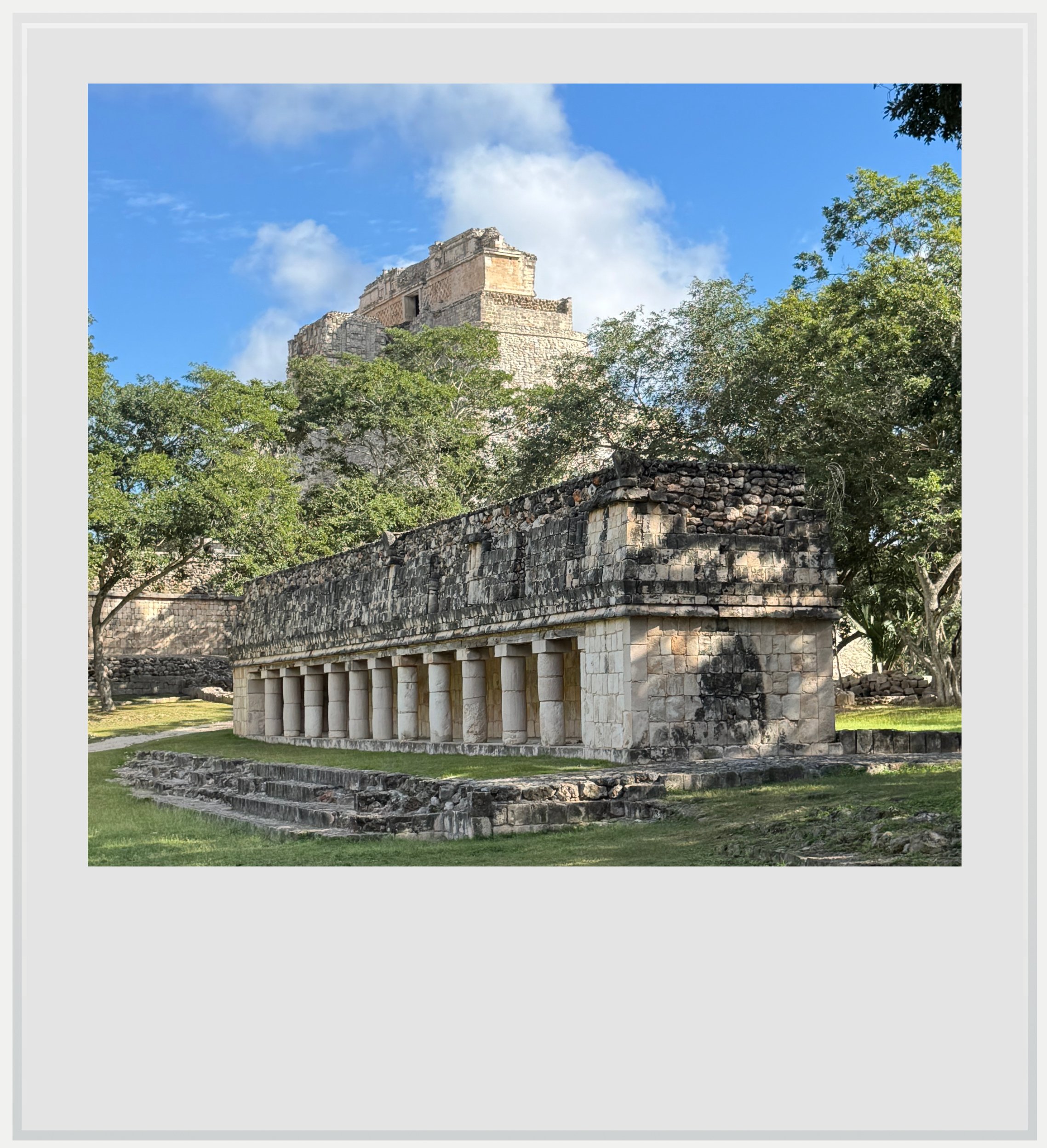 A Maya building in Uxmal, Mexico.