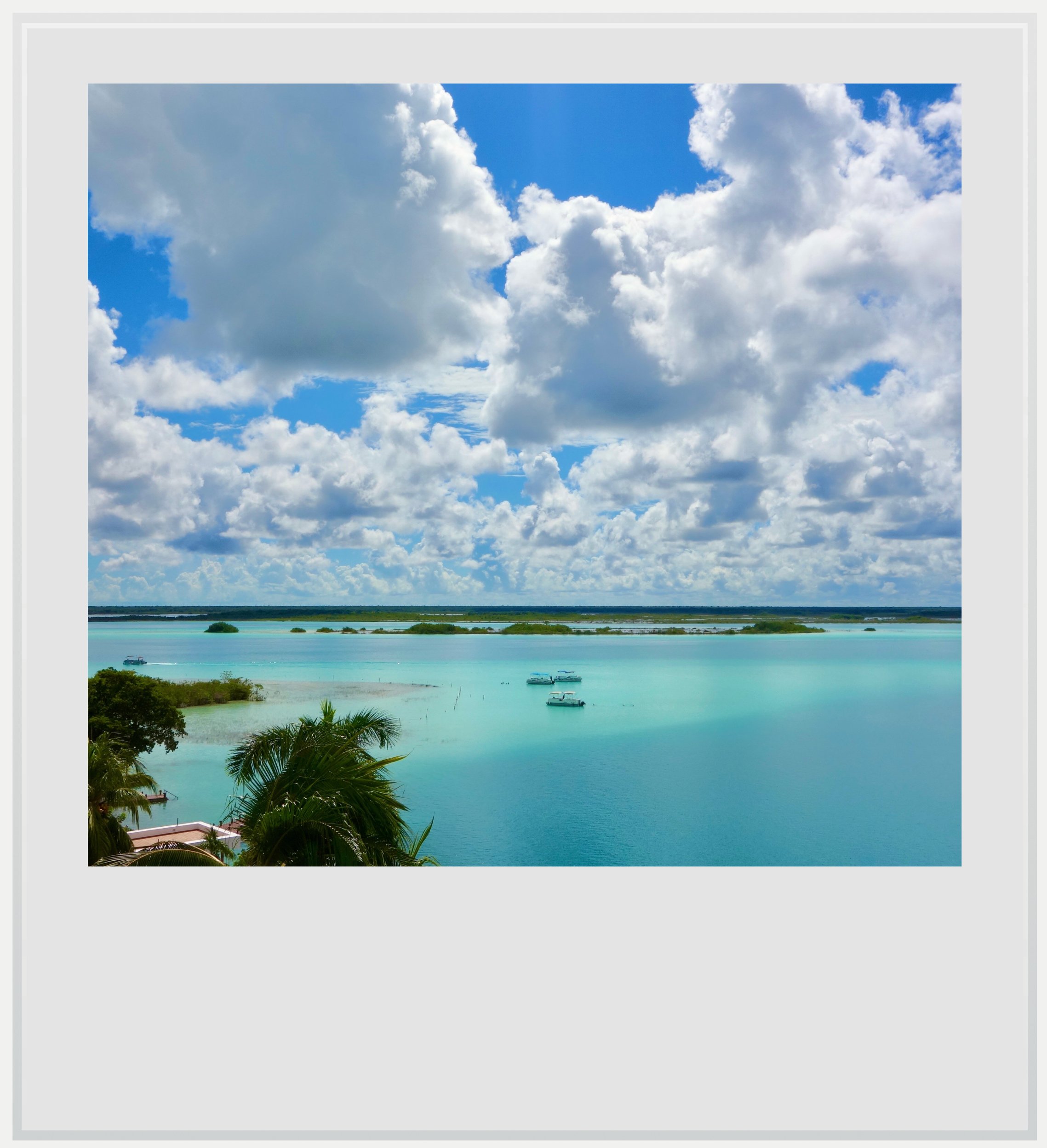 The Bacalar, Mexico lagoon.