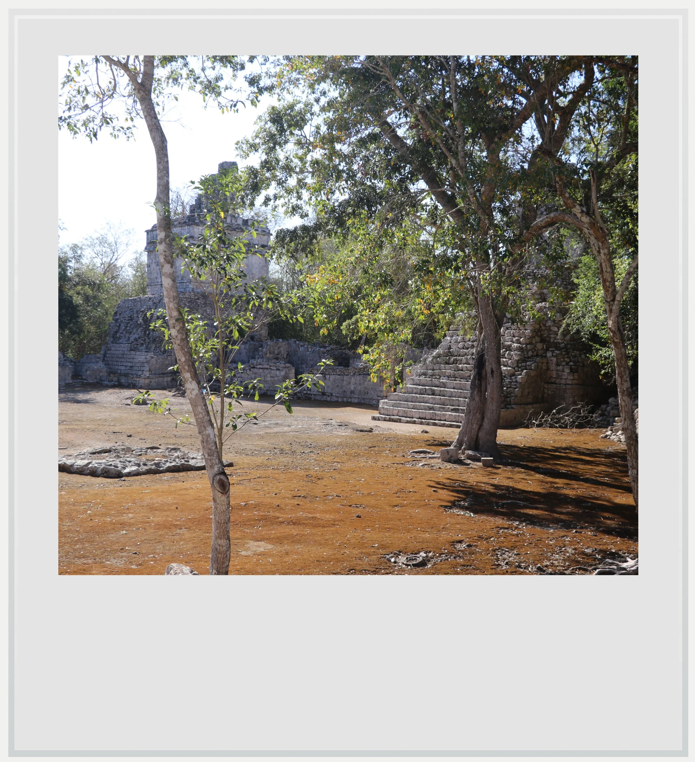 Buildings 5 and 6 in Hochob, Campeche, Mexico.