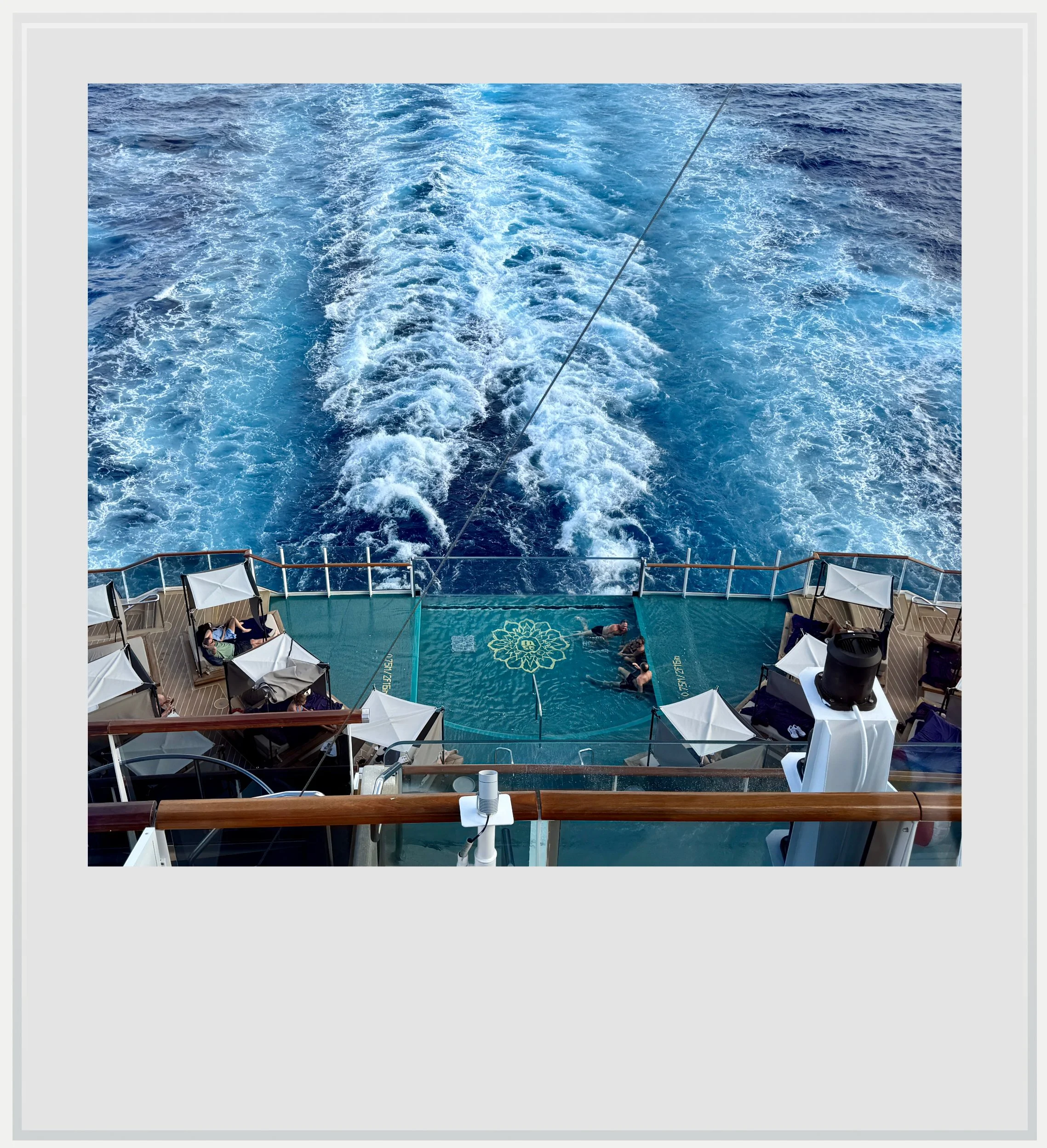 The Astern pool on the Explora I ship.