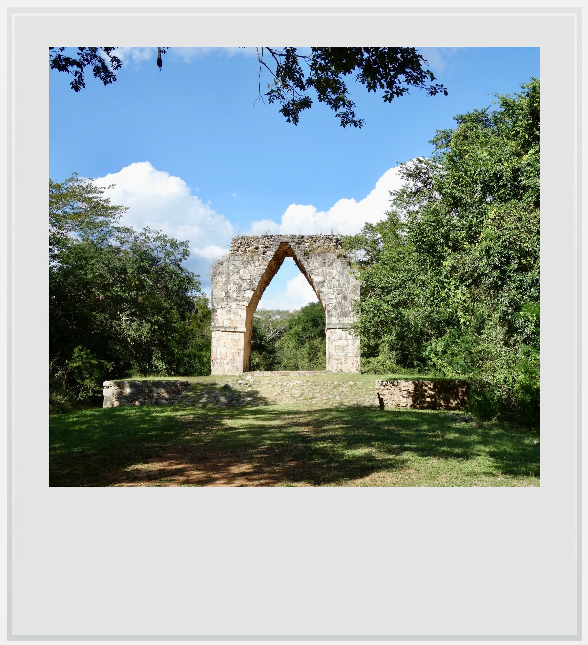 The Arch, or the entrance gate to the old city of Kabah in Yucatan, Mexico..