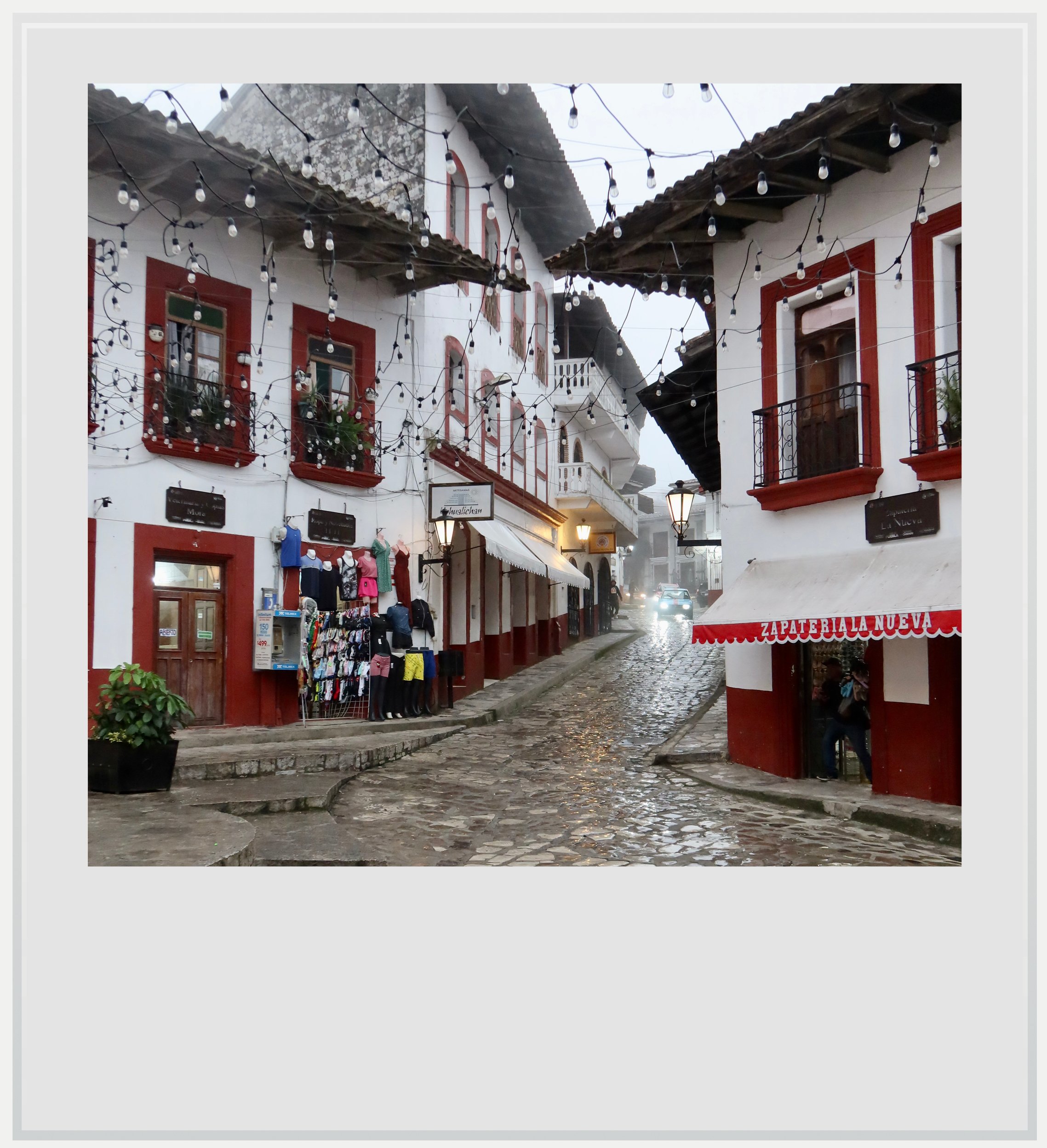 Calle Hidalgo in Cuetzalan, Puebla, Mexico.