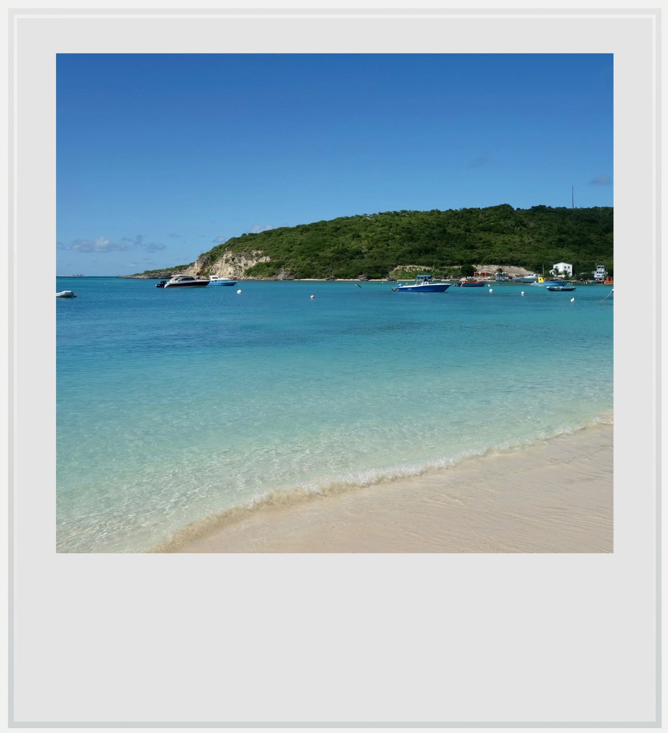 Sandy Ground beach in Anguilla.
