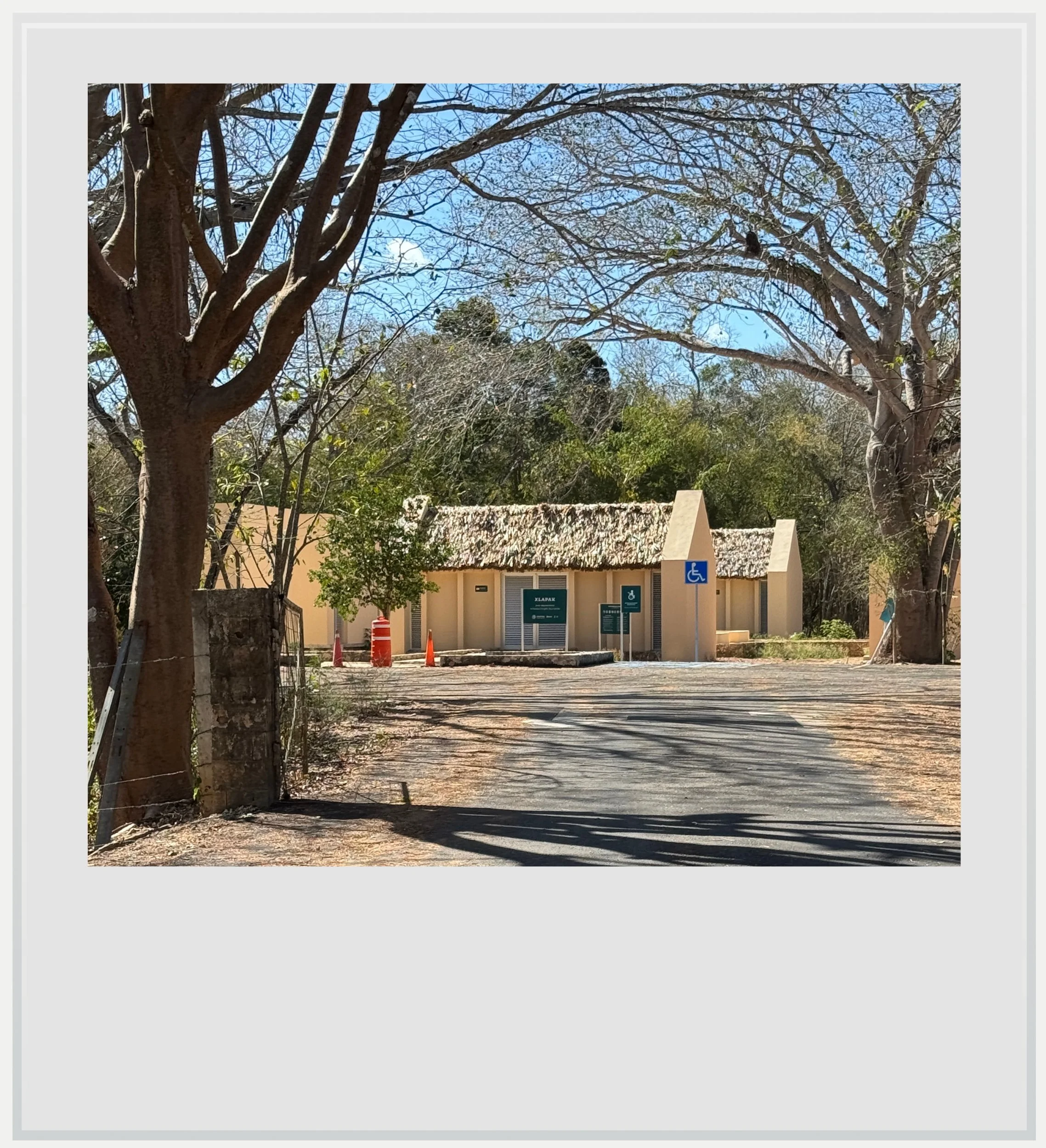 Site entrance at Xlapak, Yucatan, Mexico.
