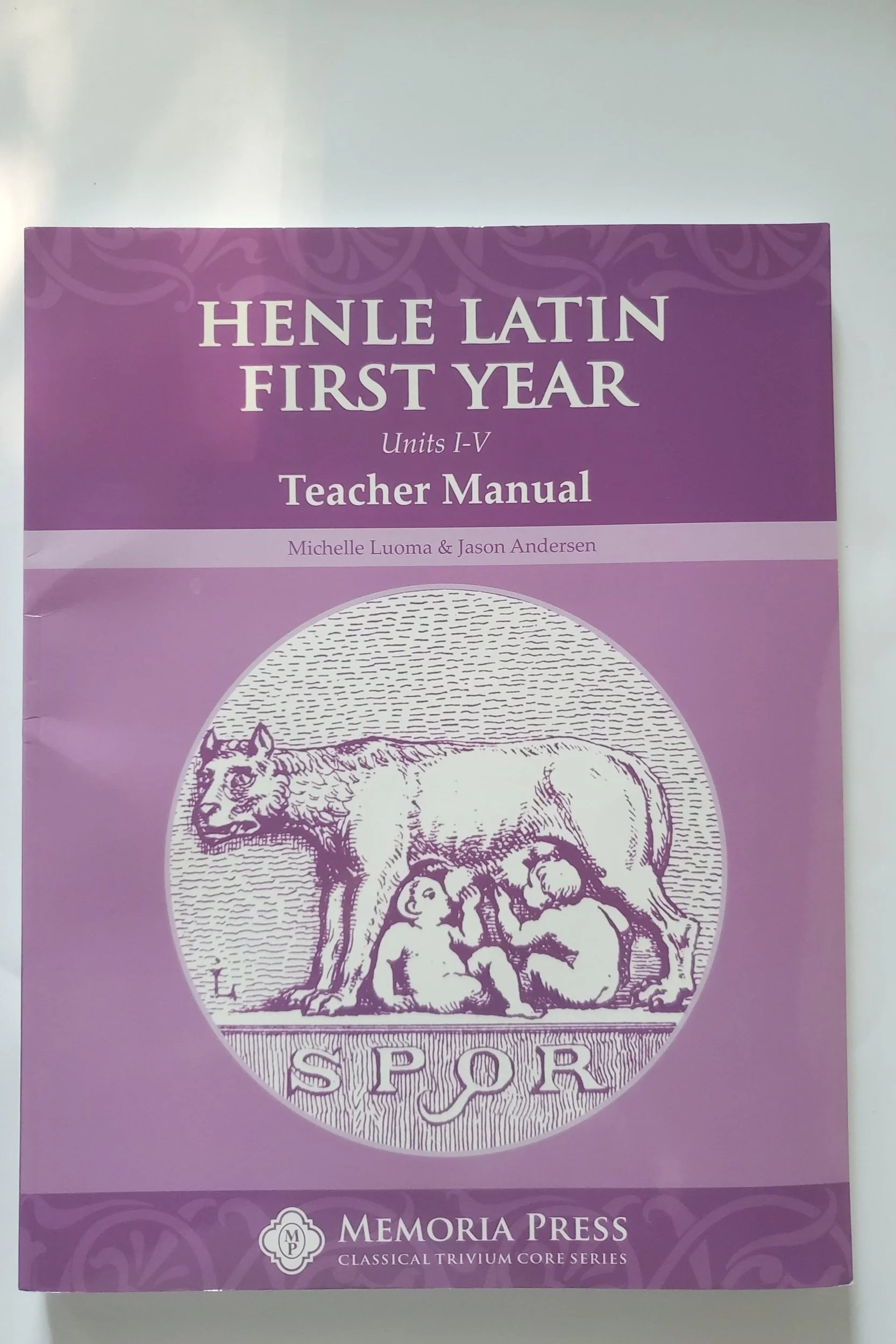 Henle Latin I Teacher Manual for Units I-V used curriculum