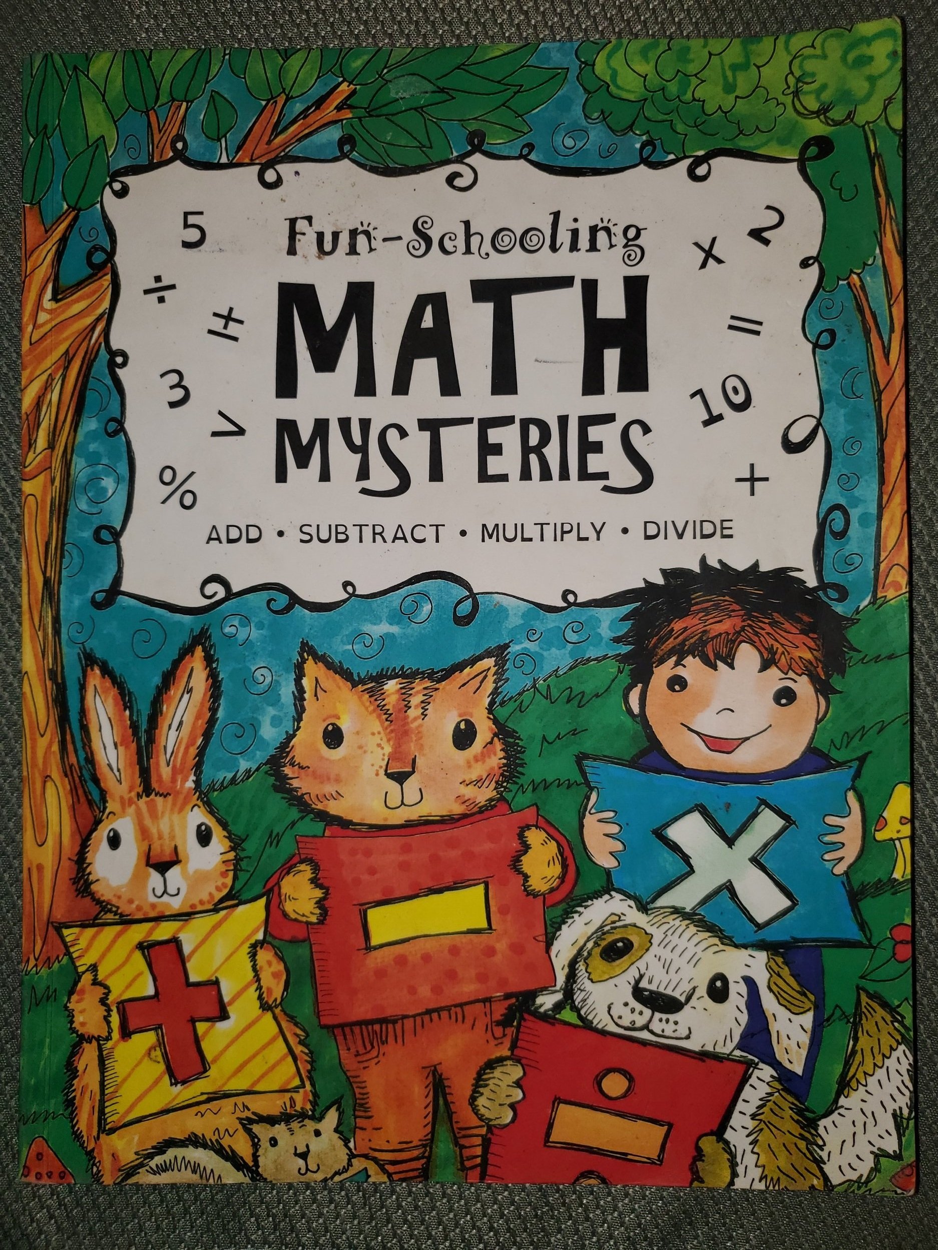 Fun-Schooling Math Mysteries & Practice Problems with Minecraft: Math Stories and Practice Problems 2nd, 3rd and 4th Grade