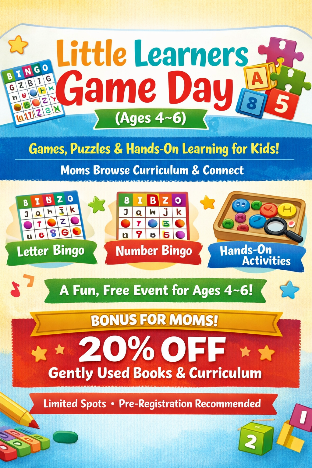 Play & Learn Game Day