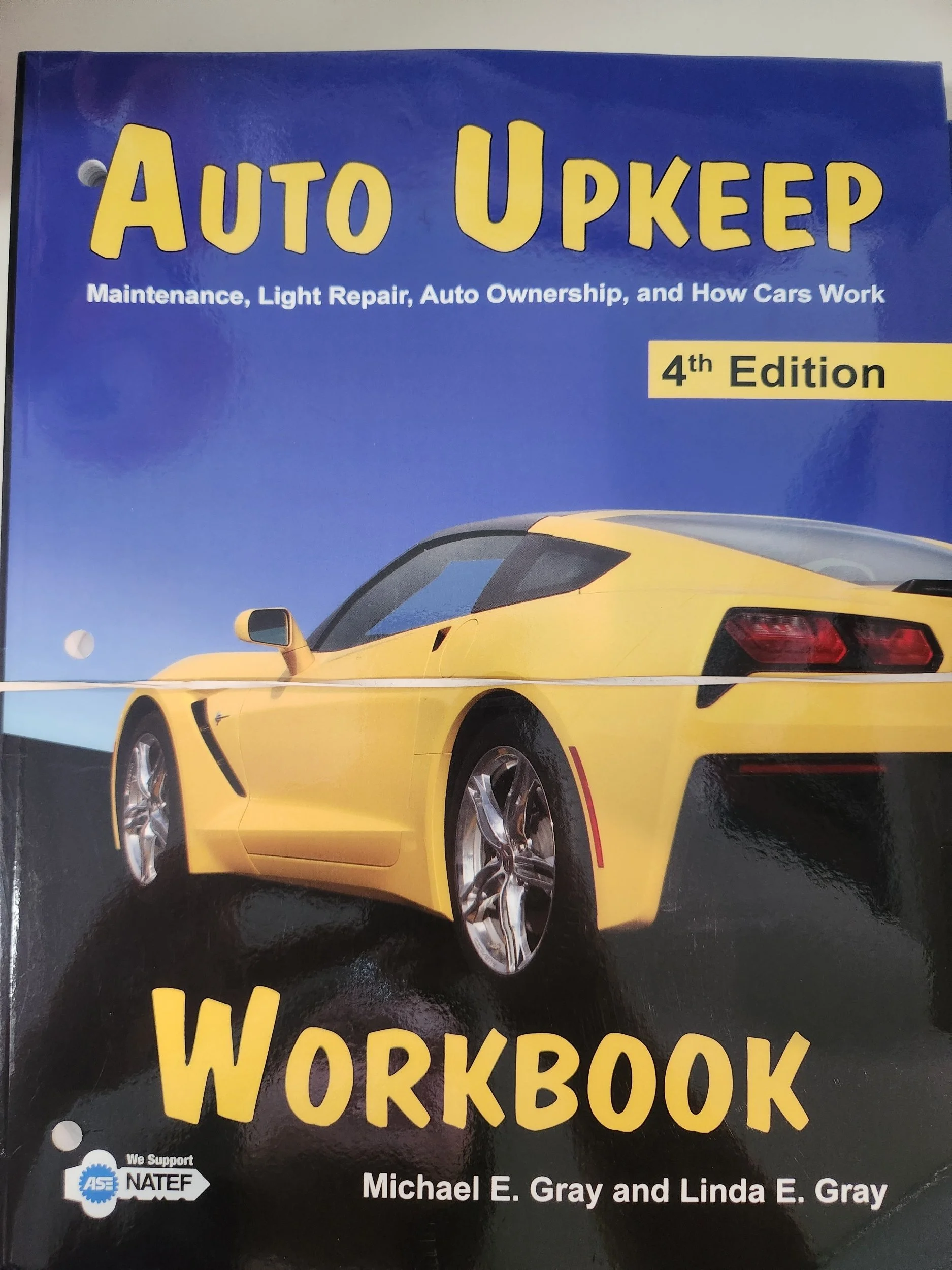Auto UpKeep 4th Edition 2 book set workbook and teachers edition