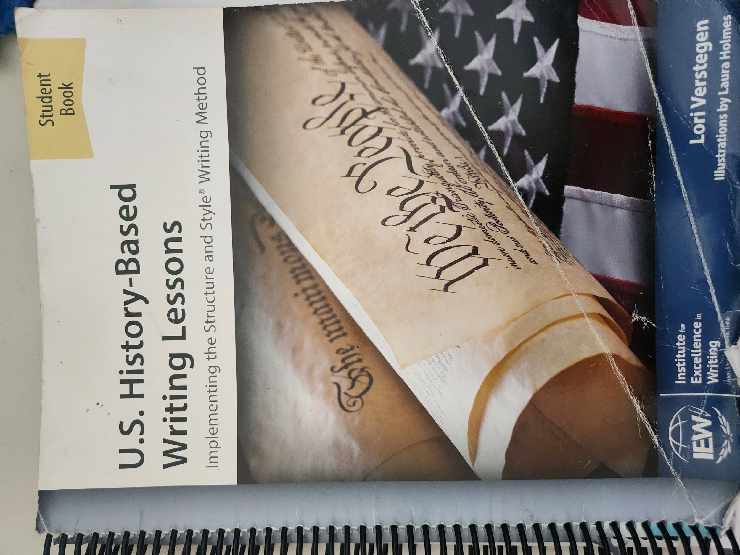 U.S. History-Based Writing Lessons Student Book