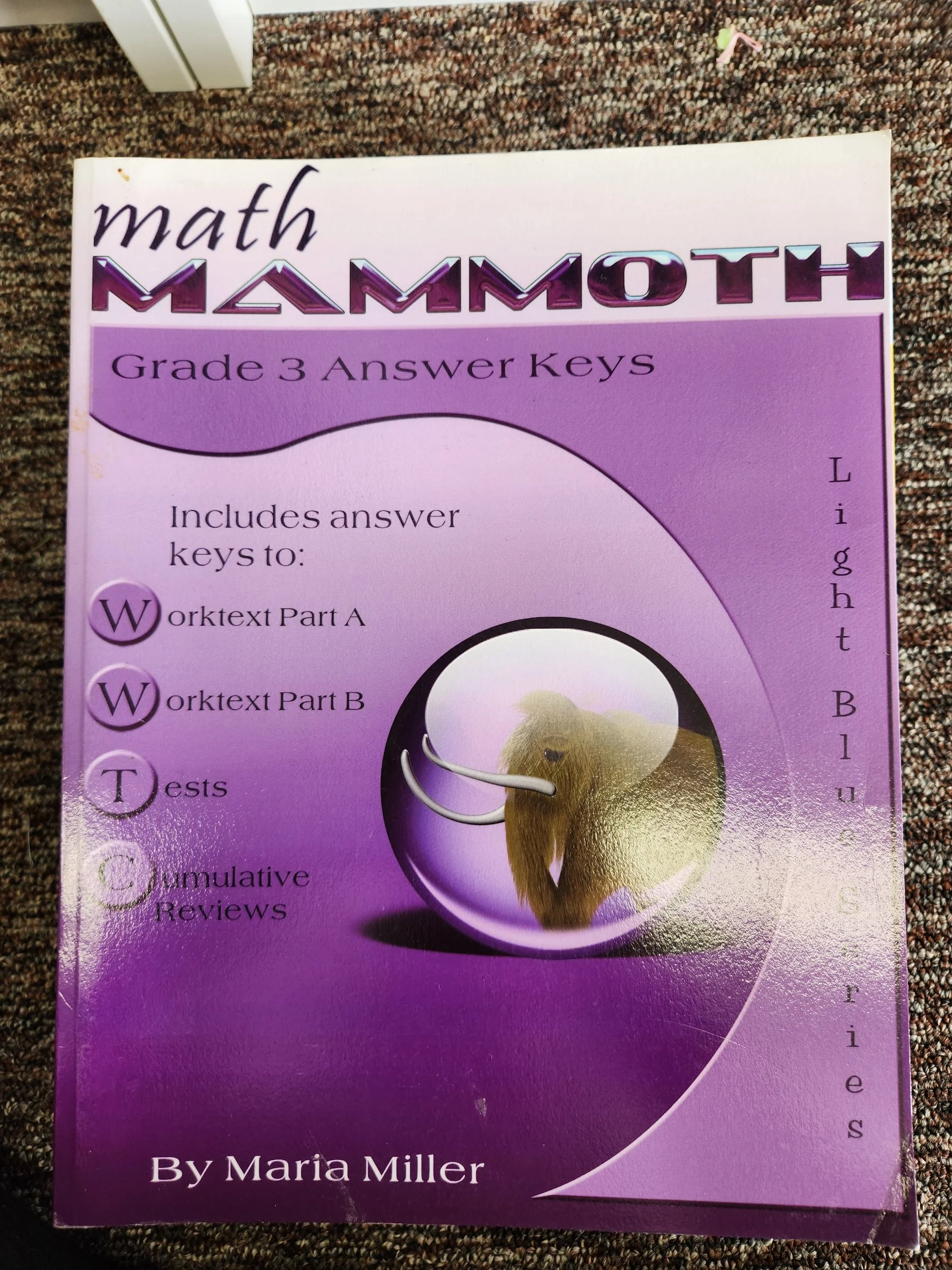 Math Mammoth Grade 3 Answer Keys