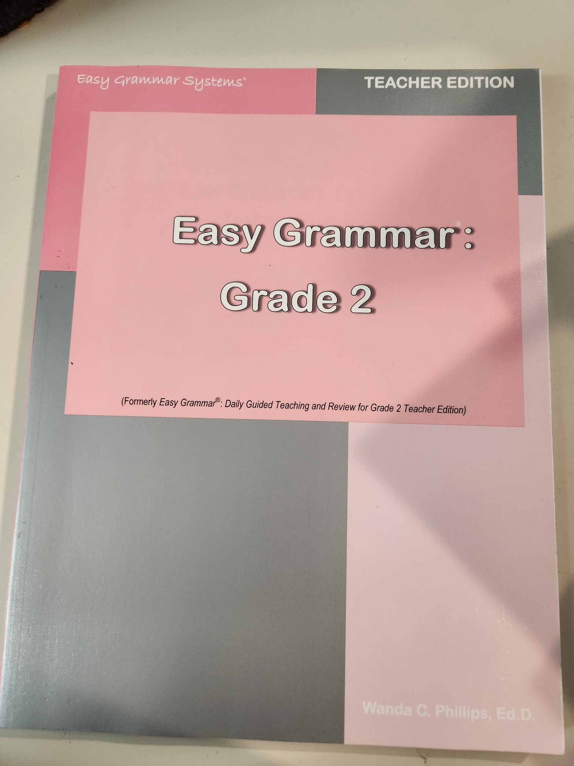Easy Grammar Grade 2 Teachers Guide