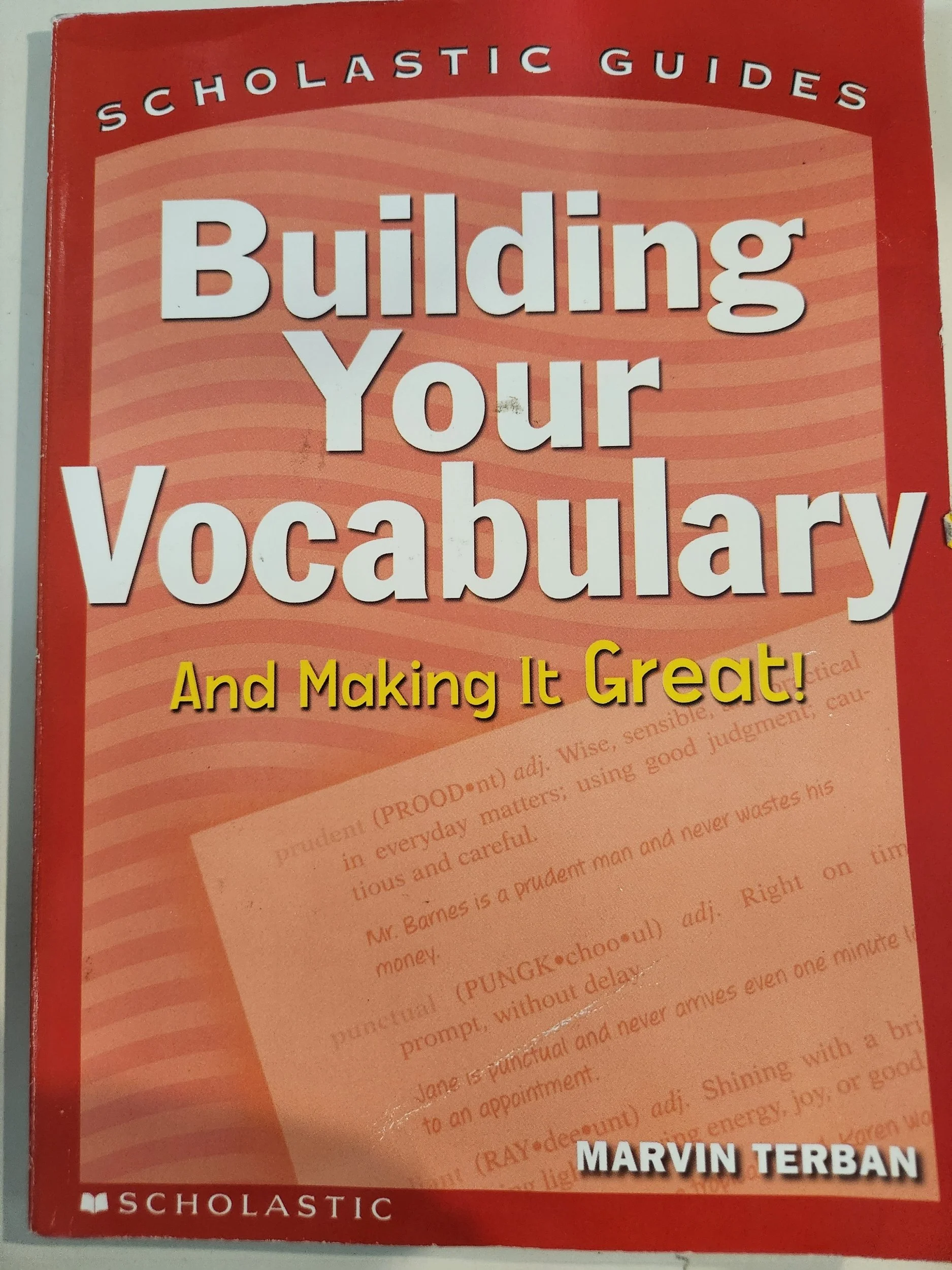 Building Your Vocabulary And Making It Great