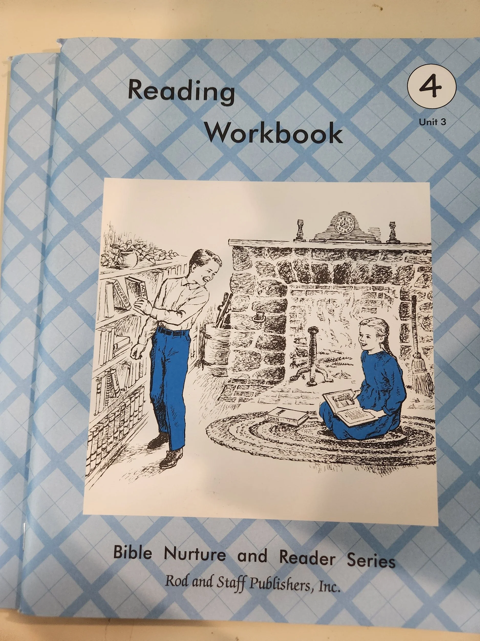 Reading Workbook level 4 Unit 3 Bible Nurture and Reader Series