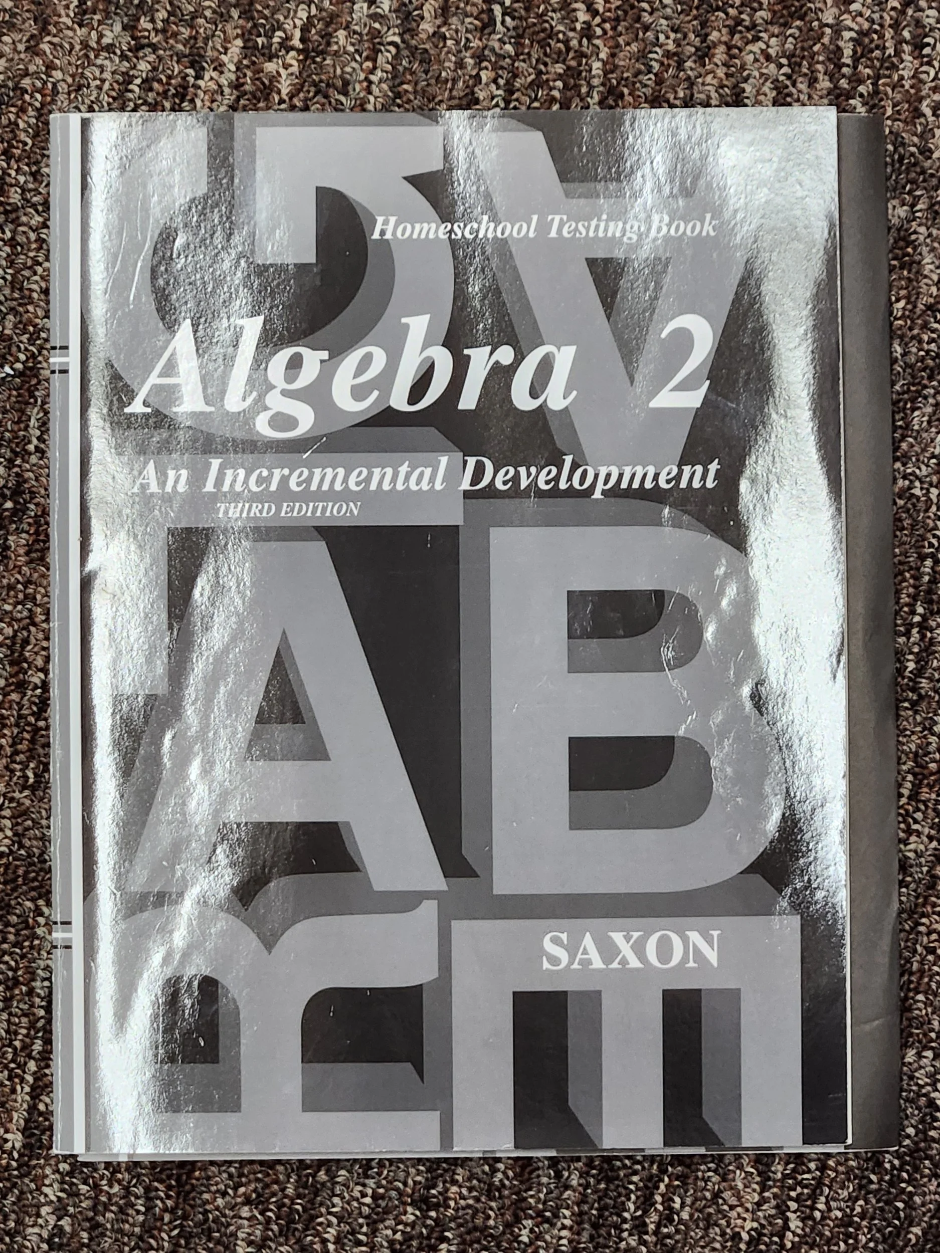 Saxon Algebra 2 Homeschool Testing Book