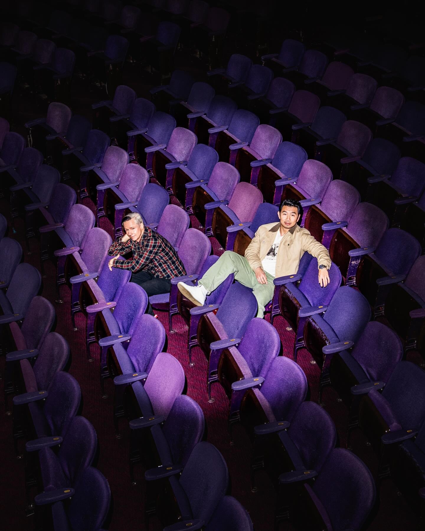 Three portraits of @simuliu and @johncameronmitchell for @usatodayco to celebrate their latest roles in the spotlight for @ohmaryplay!!!! (As apart of a larger package on how Broadway is reflecting American taste more than ever before!!!) Absolute st