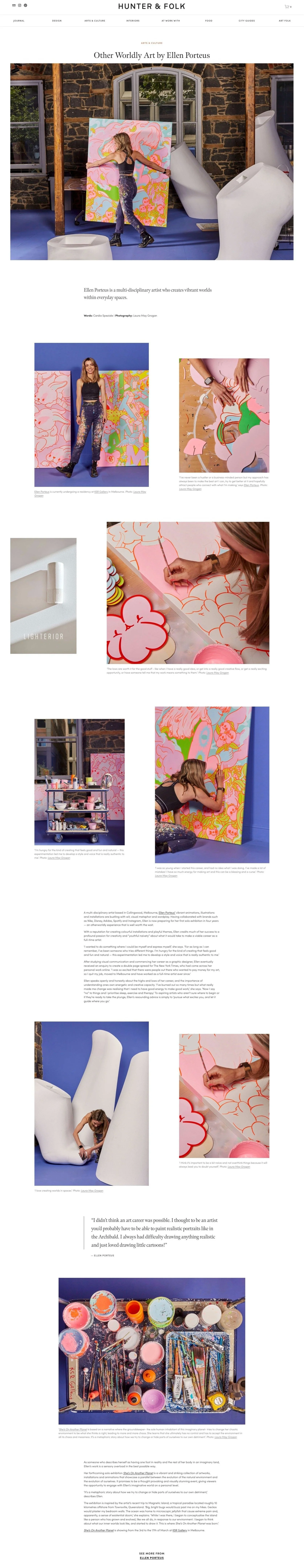 Ellen Porteus — Hunter & Folk