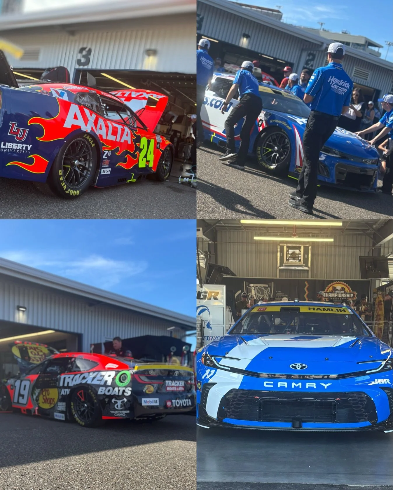Hard at work. 💪 

The Championship 4 teams were putting in the time to make sure their cars were perfect heading into practice yesterday. Any predictions on how they&rsquo;ll qualify?