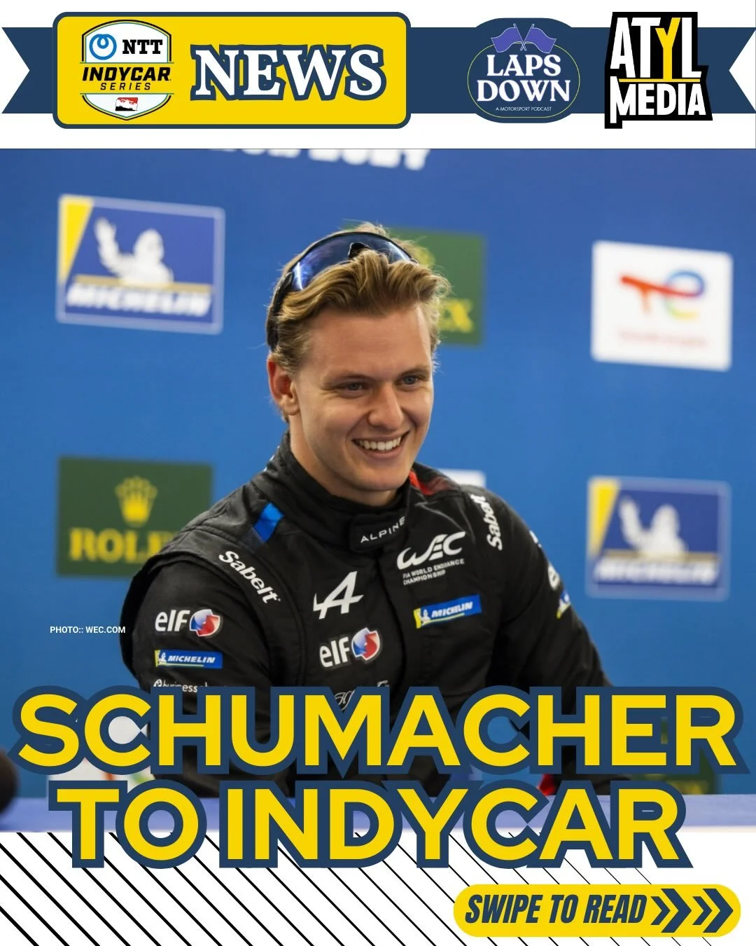 Mick Schumacher will drive fulltime for @rllracing in 2026. This comes after the young driver tested for the team on October 13th at the Indianapolis Motor Speedway Road Course.