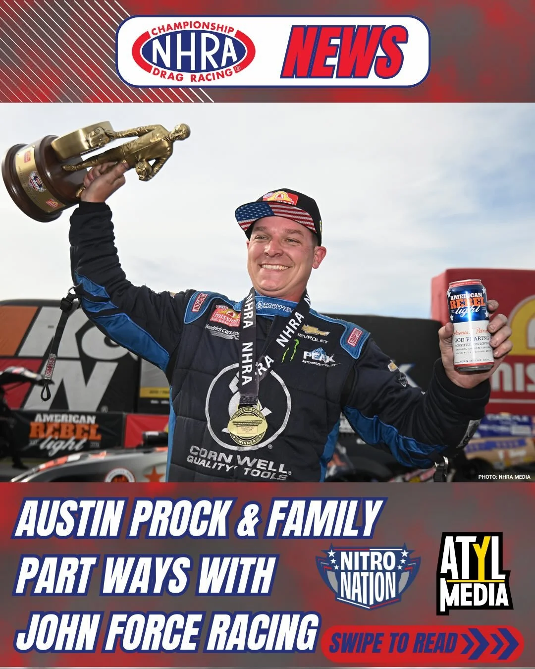 @jfr_racing &amp; @prockrocket_tf part ways after winning back-to-back Funny Car titles.