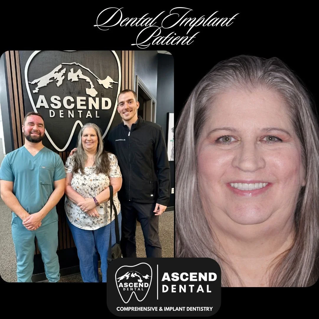 An amazing transformation for an incredible patient! She now has the confidence to smile bright and chew the foods she loves. Thank you so much for the joy you brought us over the past few months. We are honored you chose us for your dental implant j