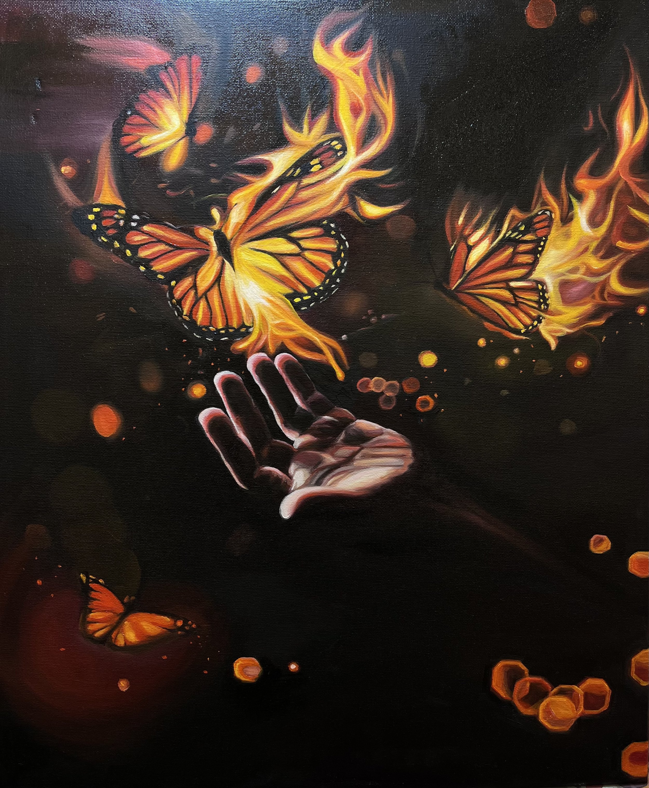 'See' Oil Painting Print